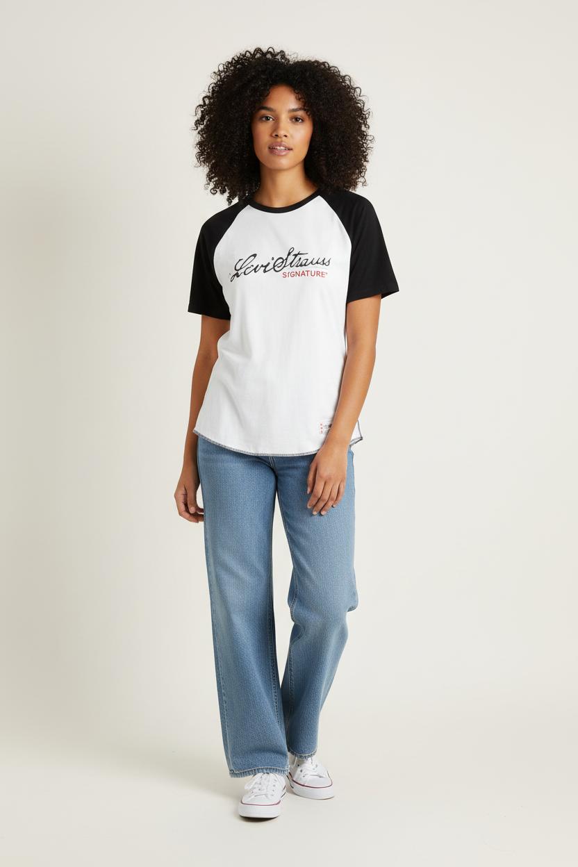 Tommy Badge T-shirt LEVI'S - Seconde main White