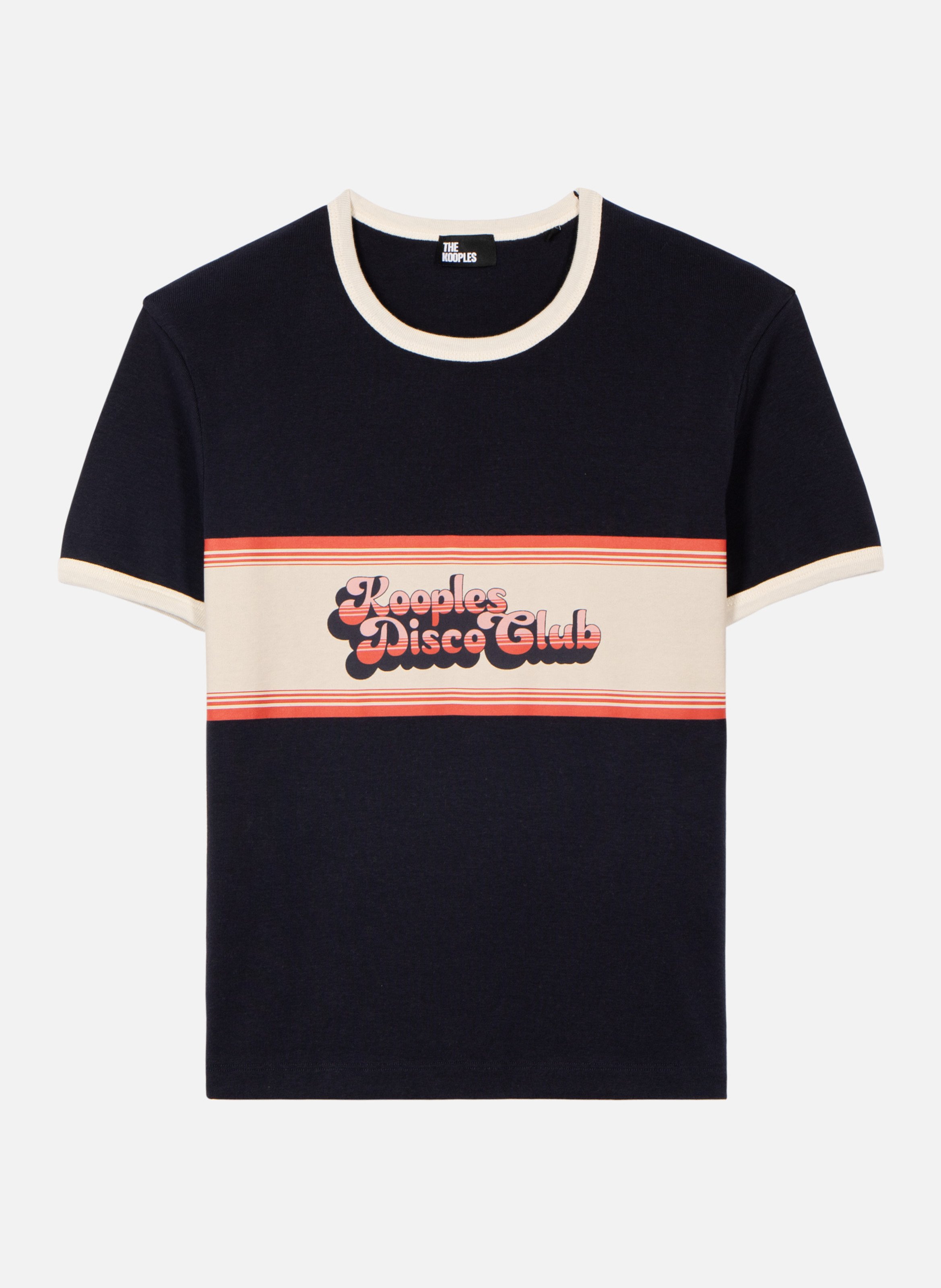 T-shirt with screen printing THE KOOPLES Blue