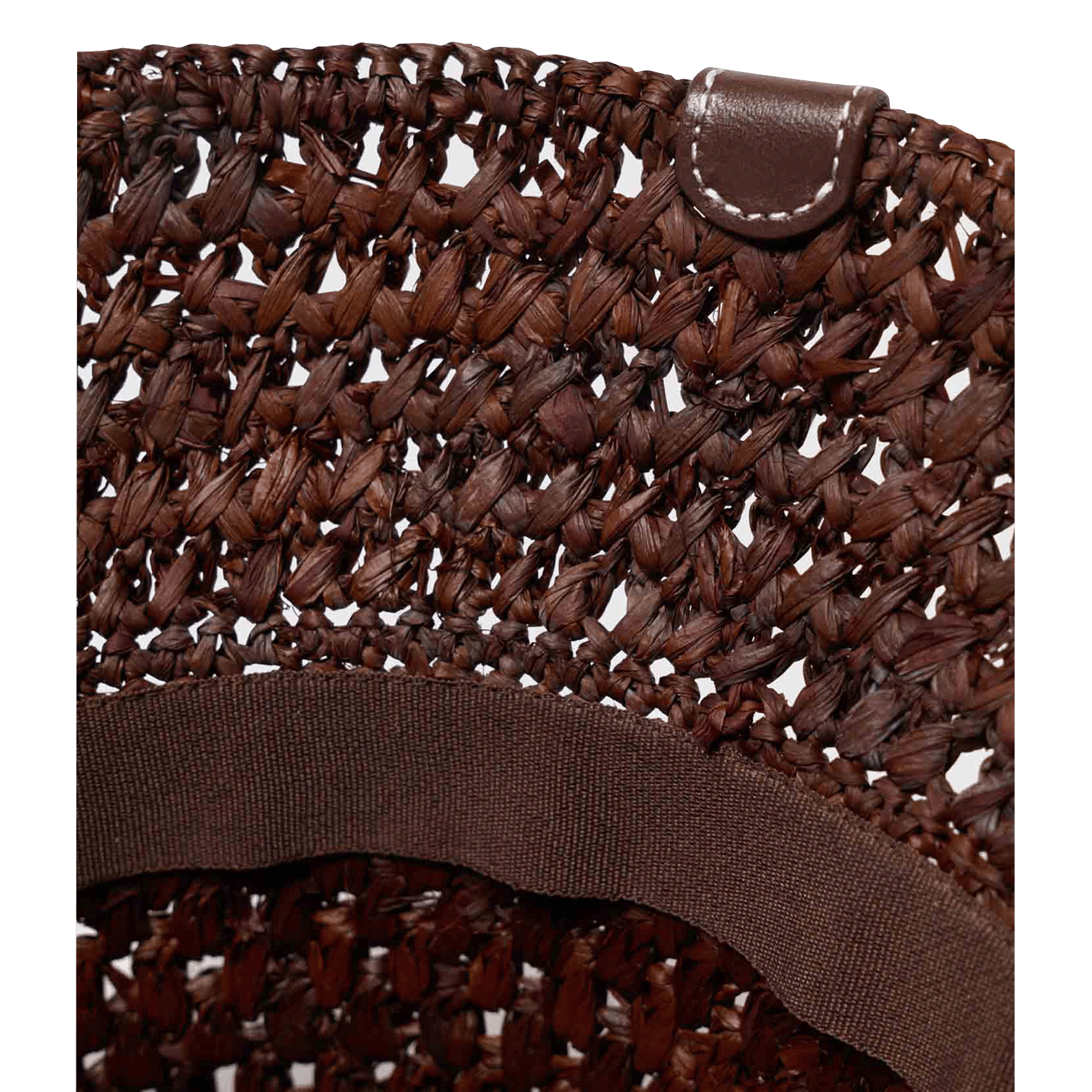 Crochet bucket hat MAJE Brown