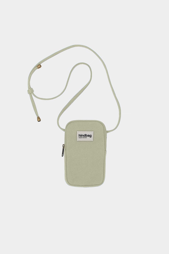 Cotton phone pouch HINDBAG Green