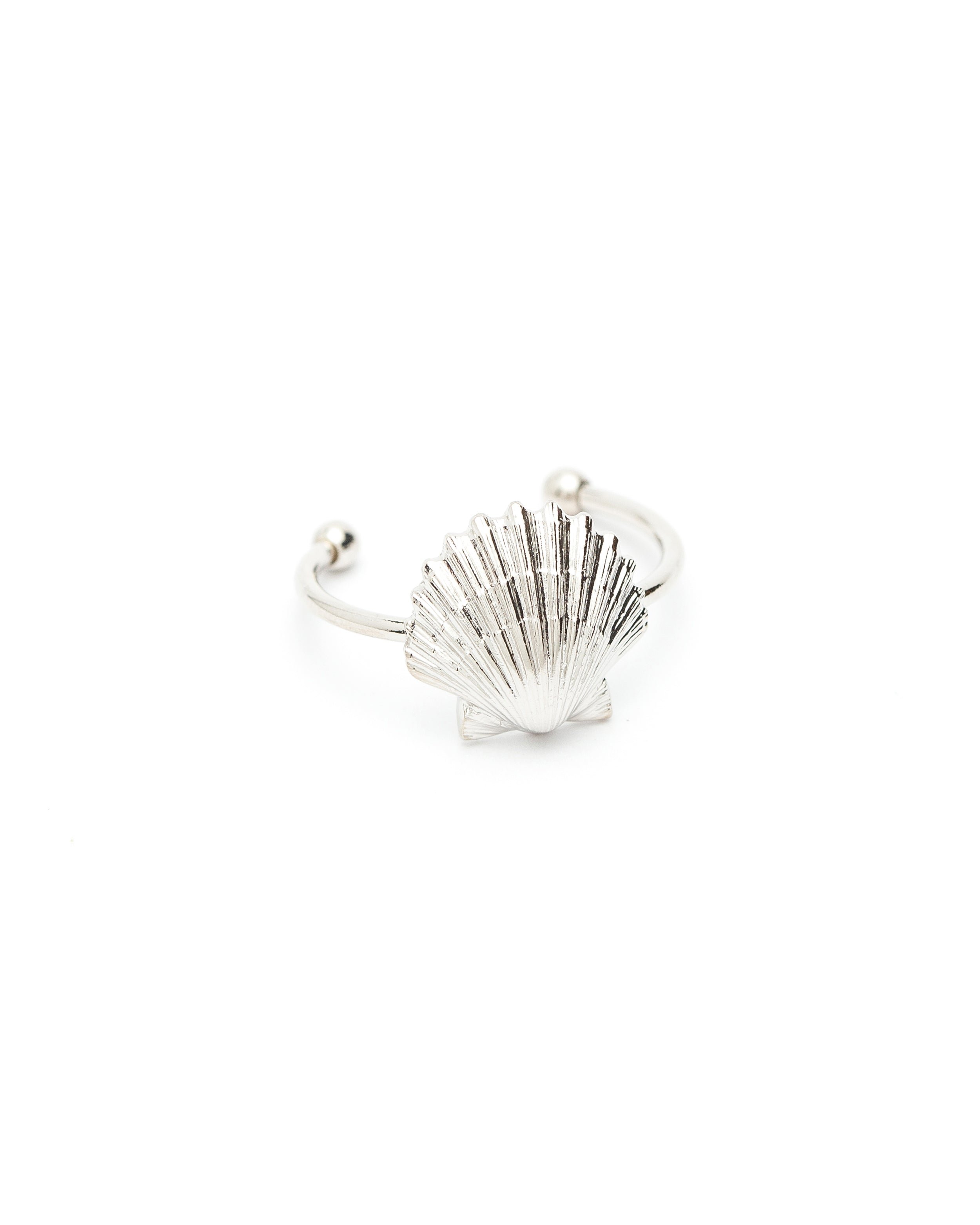 Gold-plated seashell ring MONSIEUR SIMONE Silver