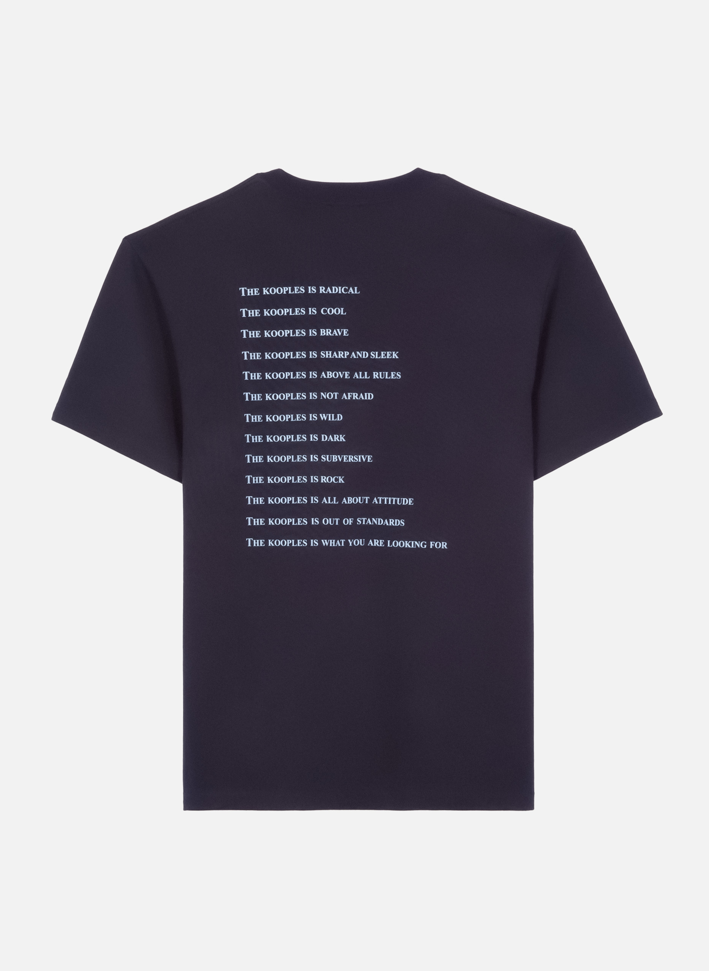 T-shirt what is denim THE KOOPLES Bleu