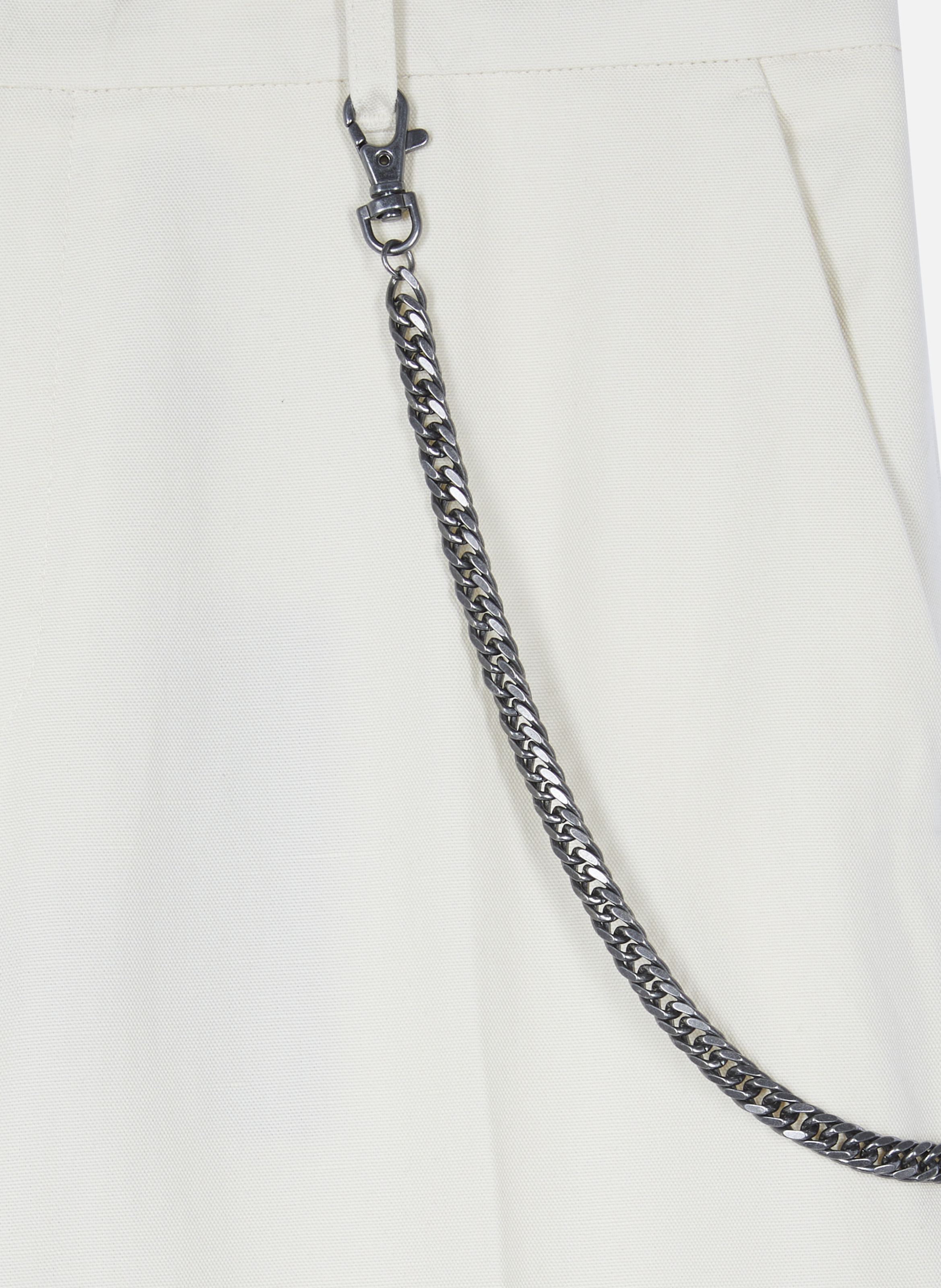 Wide-leg chain trousers THE KOOPLES Beige