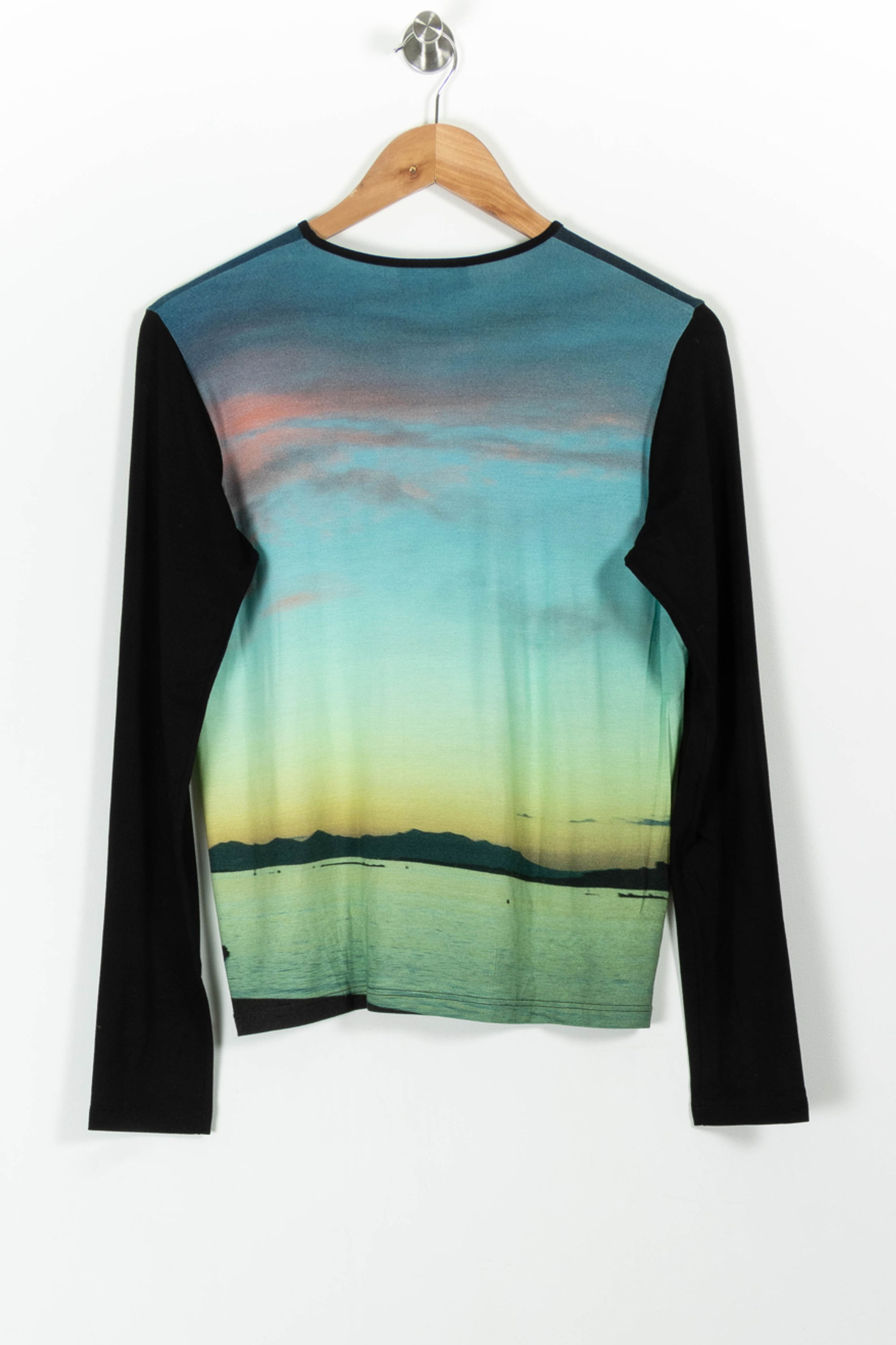 Tommy Badge T-shirt AGNES B. - Seconde Main Multicolored