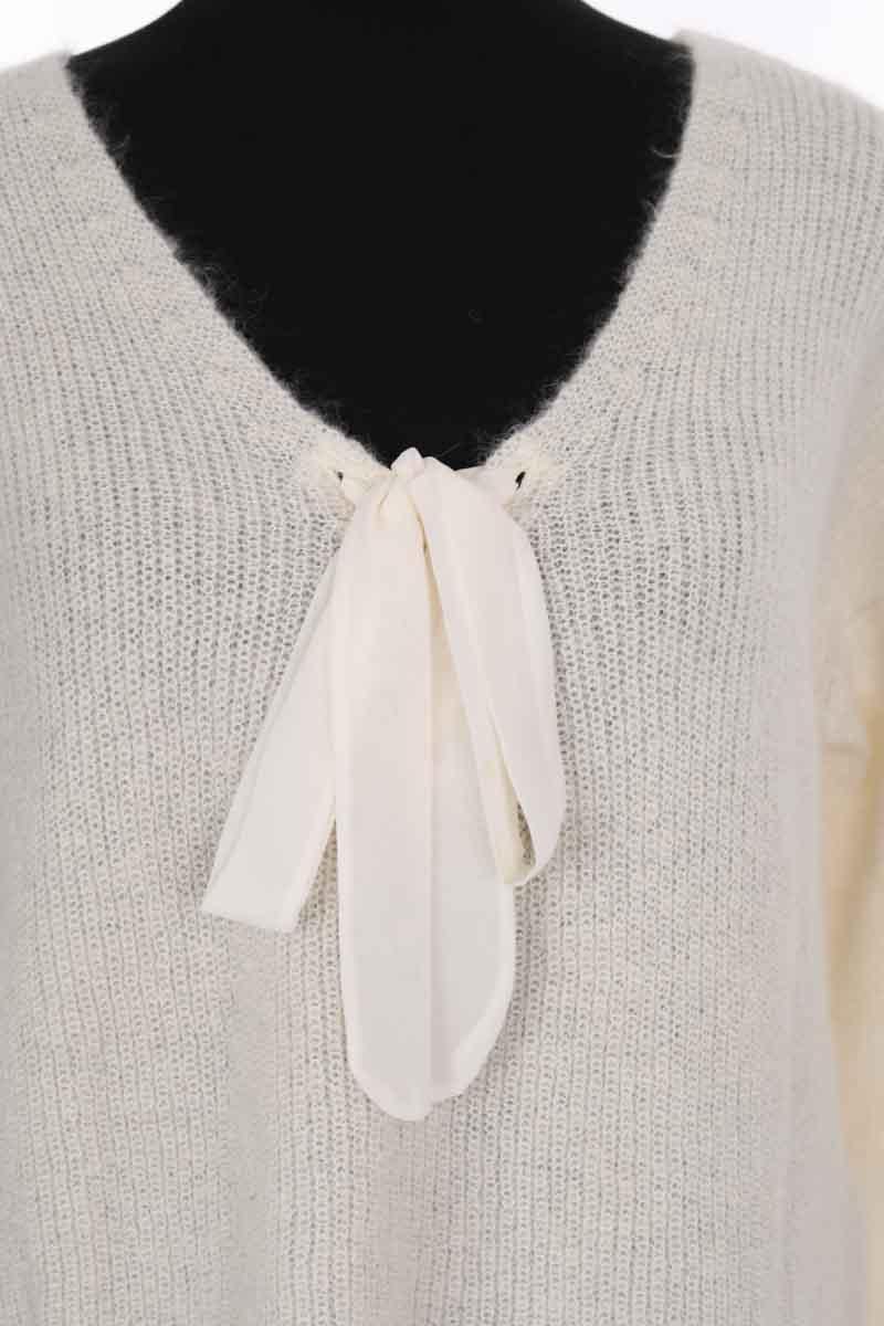 Pull SEZANE - Seconde main Blanc
