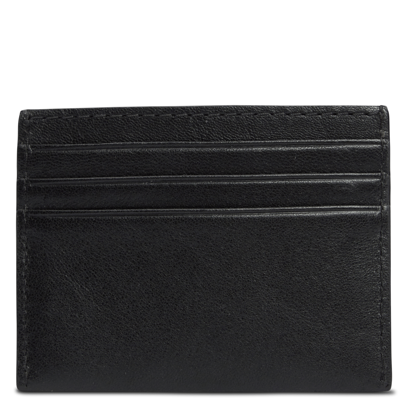 Porte-cartes en cuir TOMMY HILFIGER Noir