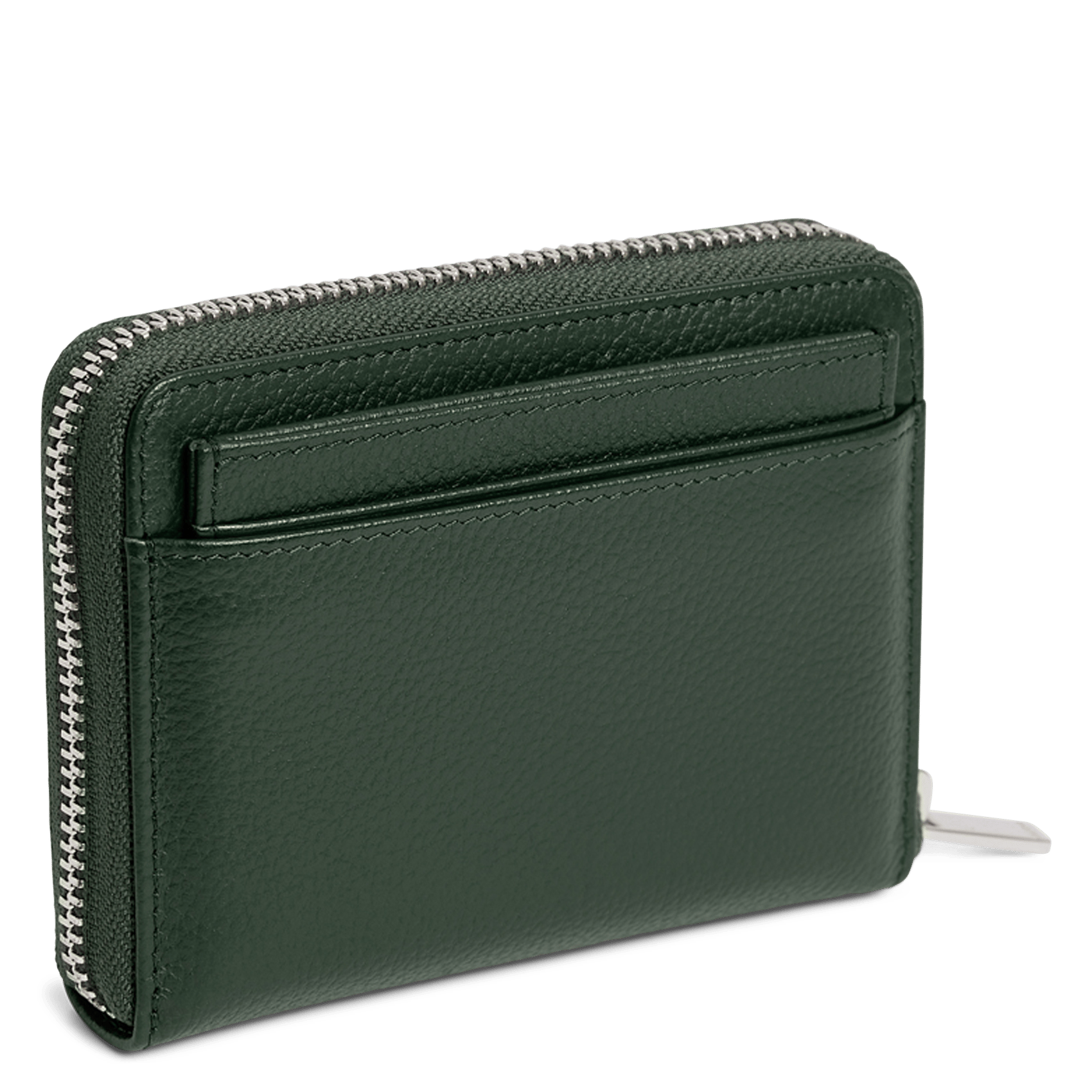 Portefeuille en cuir de vachette LE TANNEUR Vert