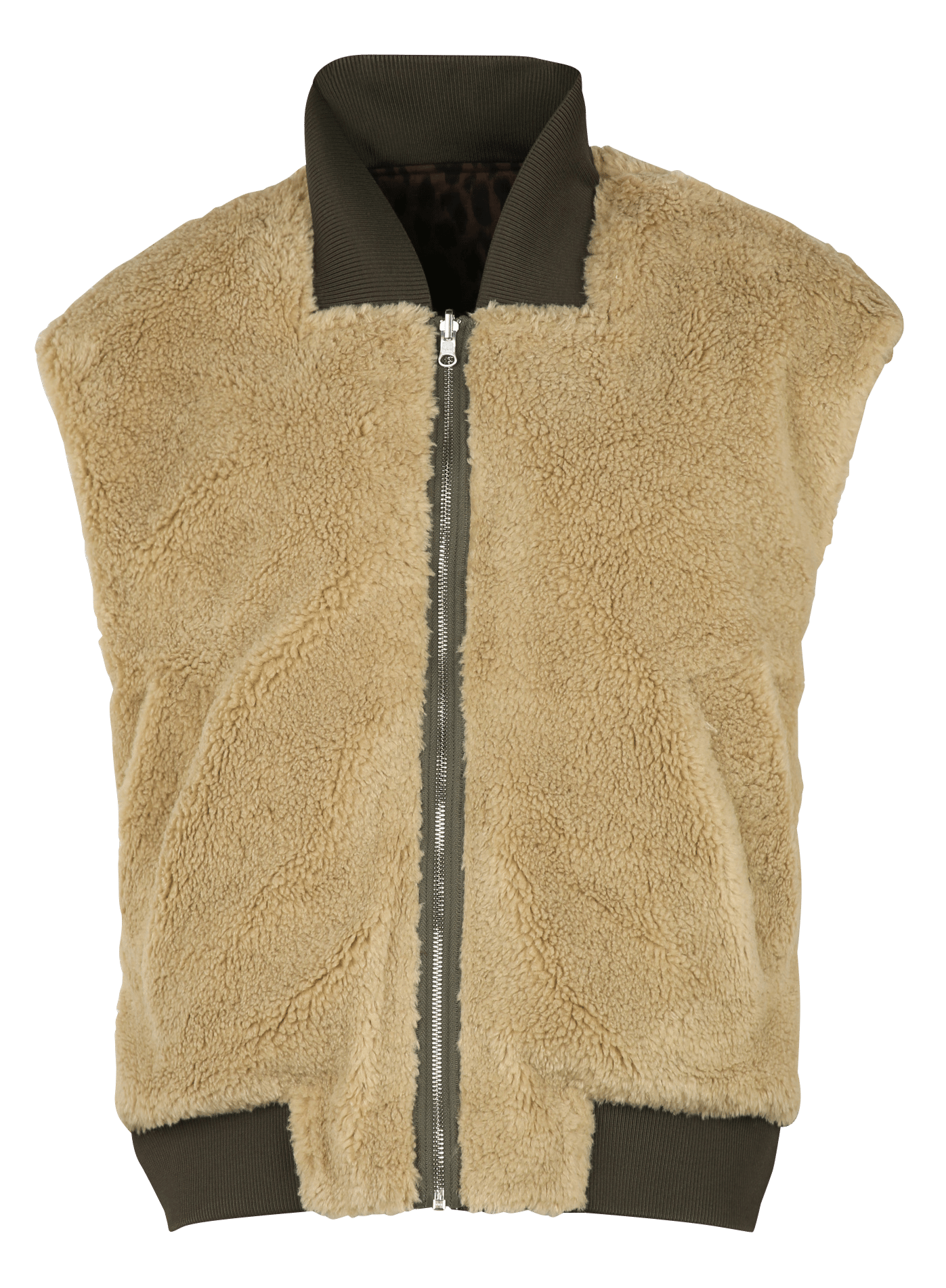 Printed oversized sleeveless jacket BELLEROSE Multicolored