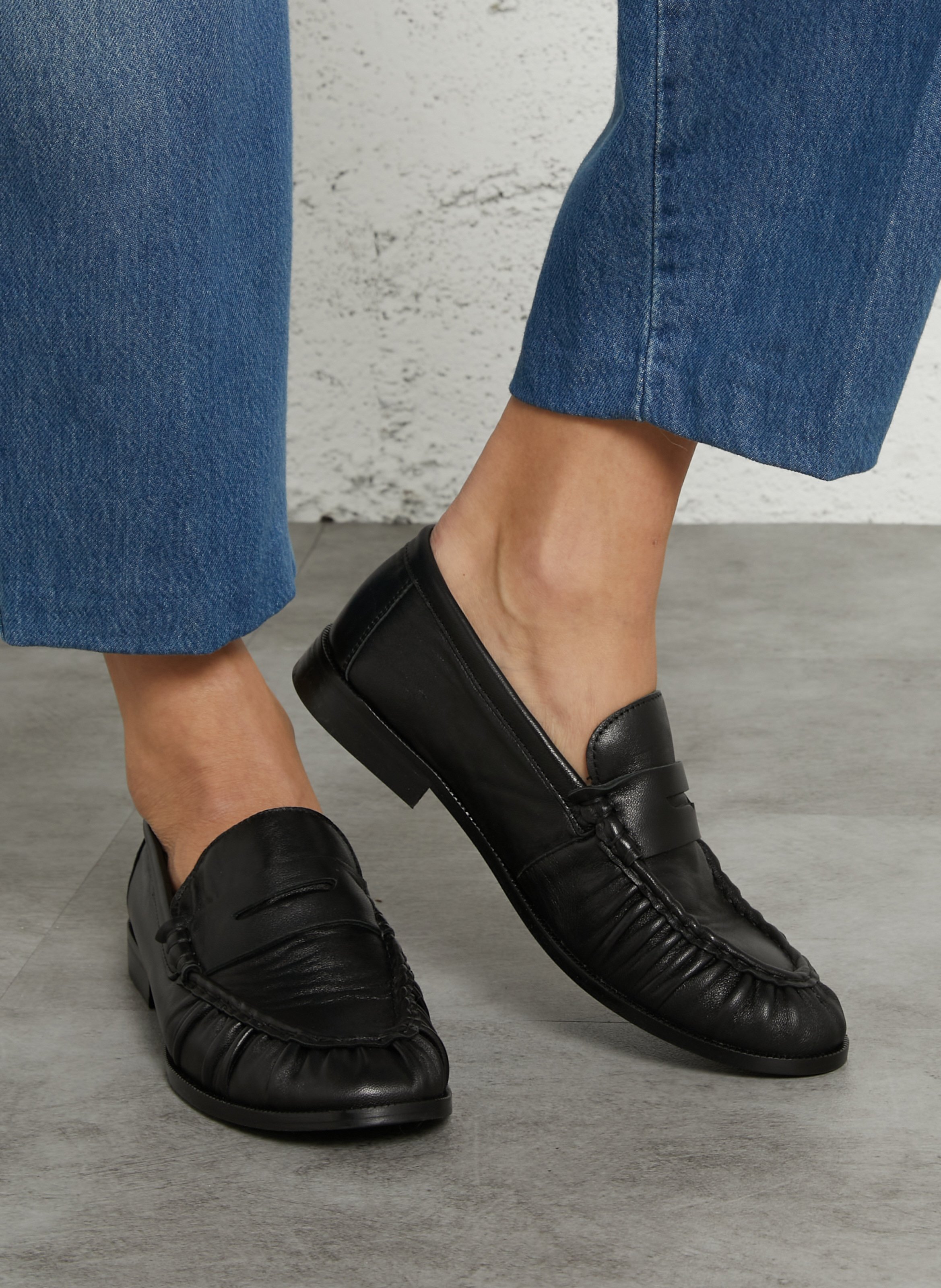 Ballerines en cuir ajourées MELLOW YELLOW Kaki