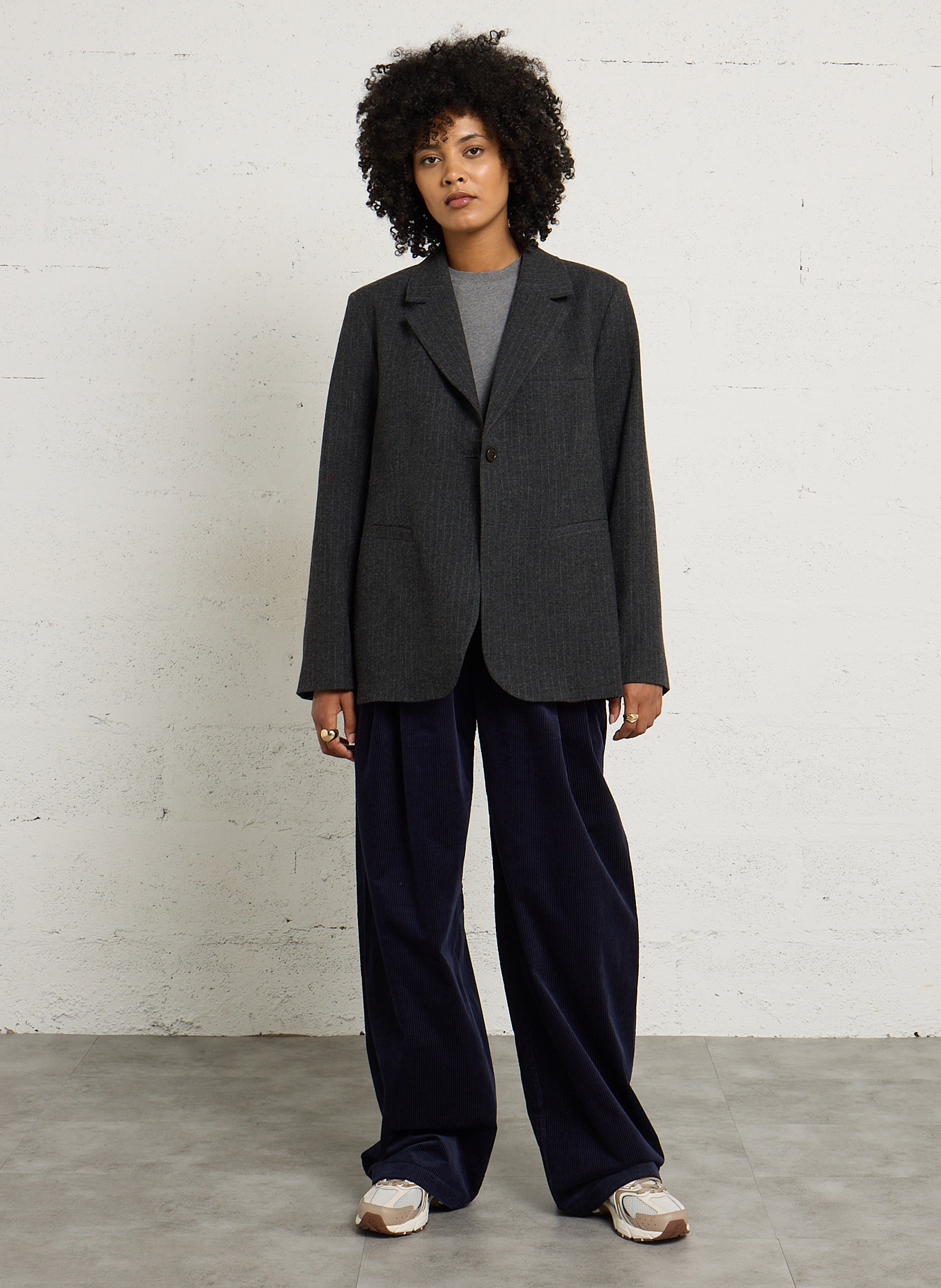 Veste col tailleur BELLEROSE Bleu