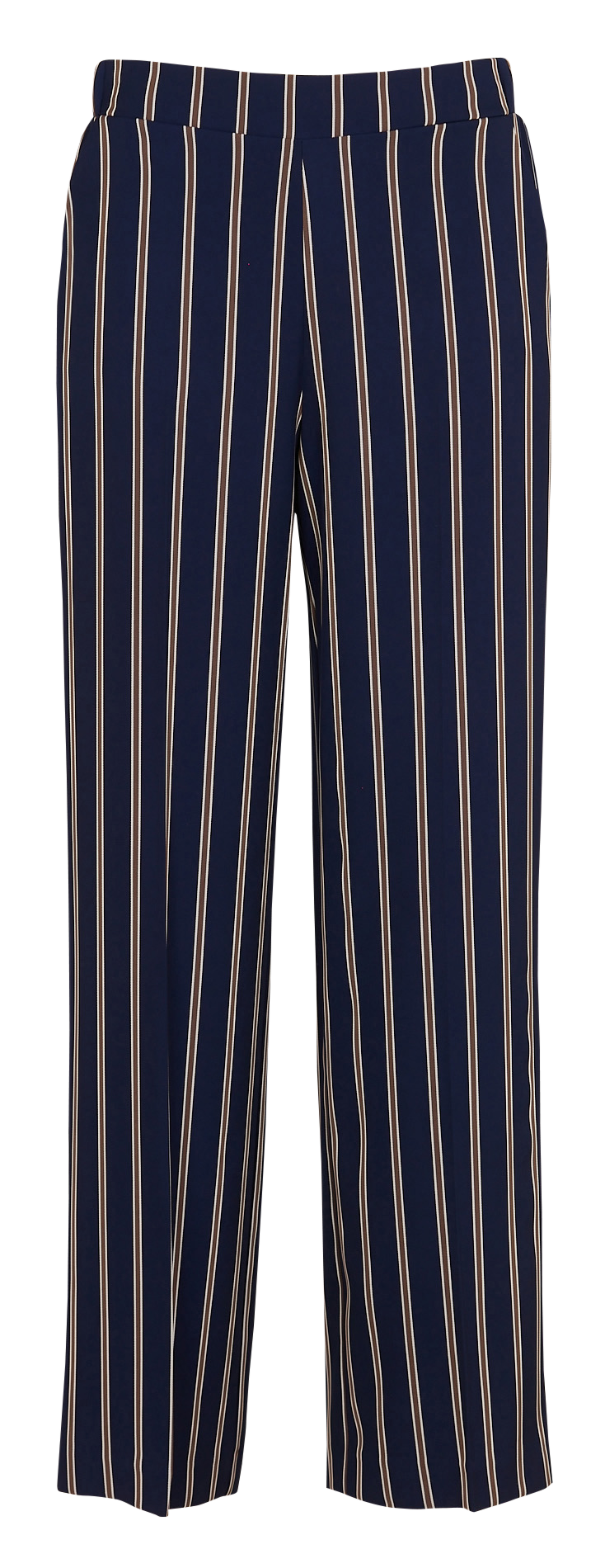 Fluid straight striped pants IMPERIAL Blue