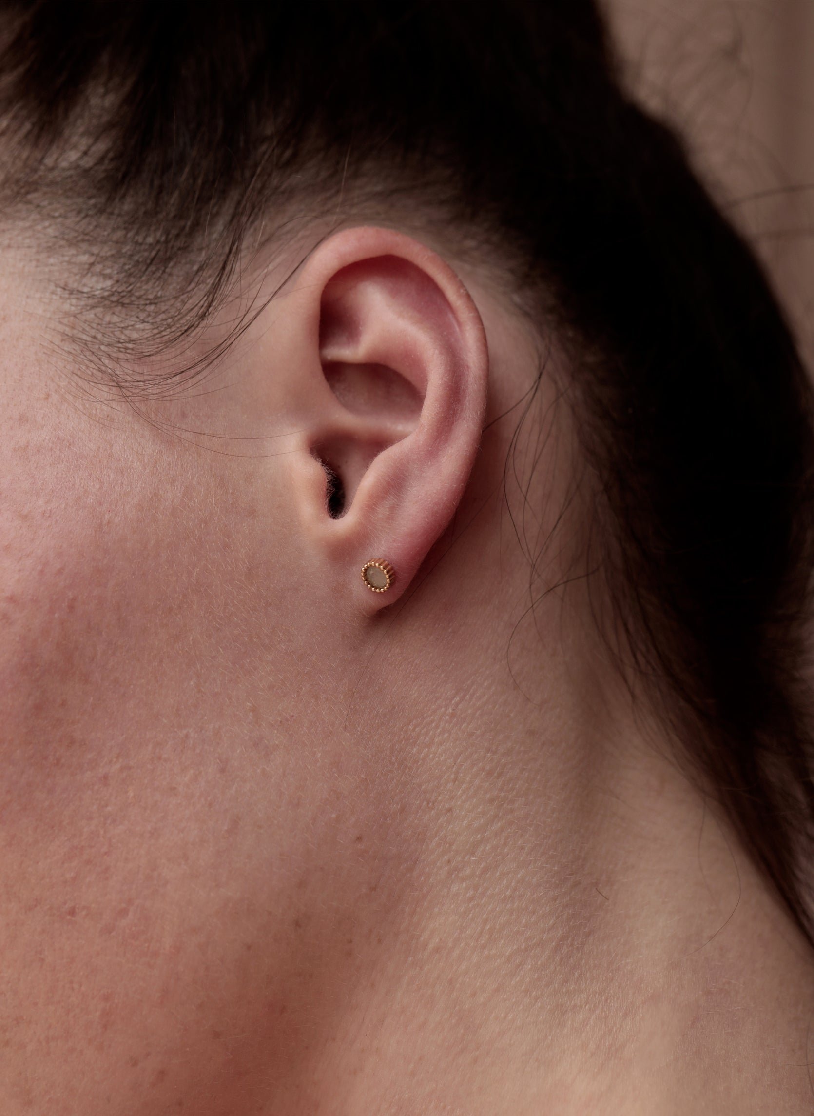 LETO - Stainless steel earrings for pierced ears AEC Paris Grey