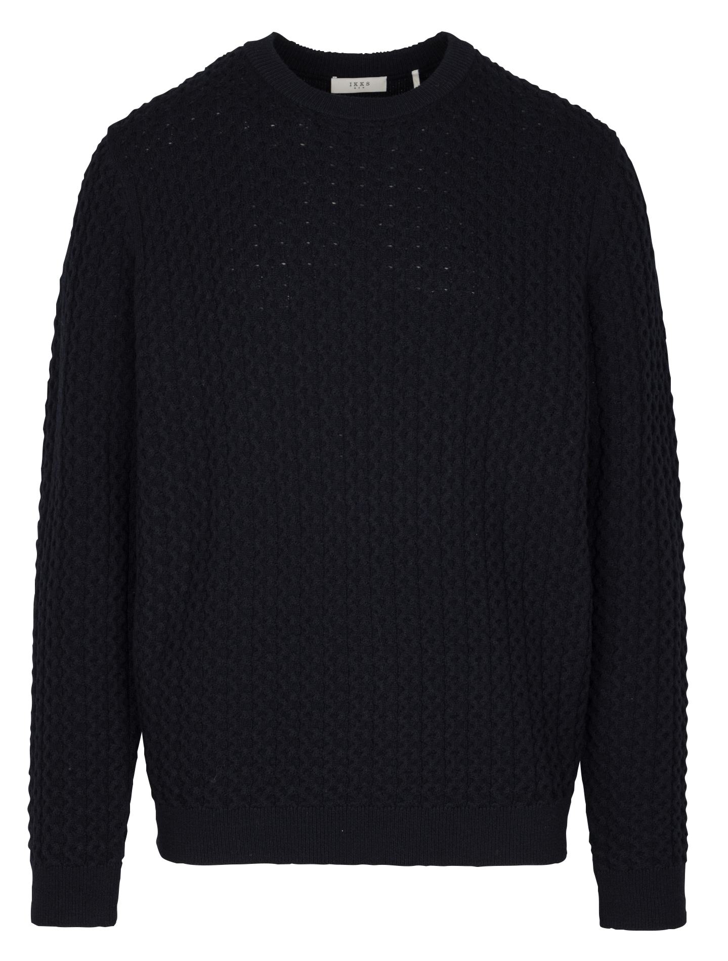 Straight wool-blend sweater IKKS Blue