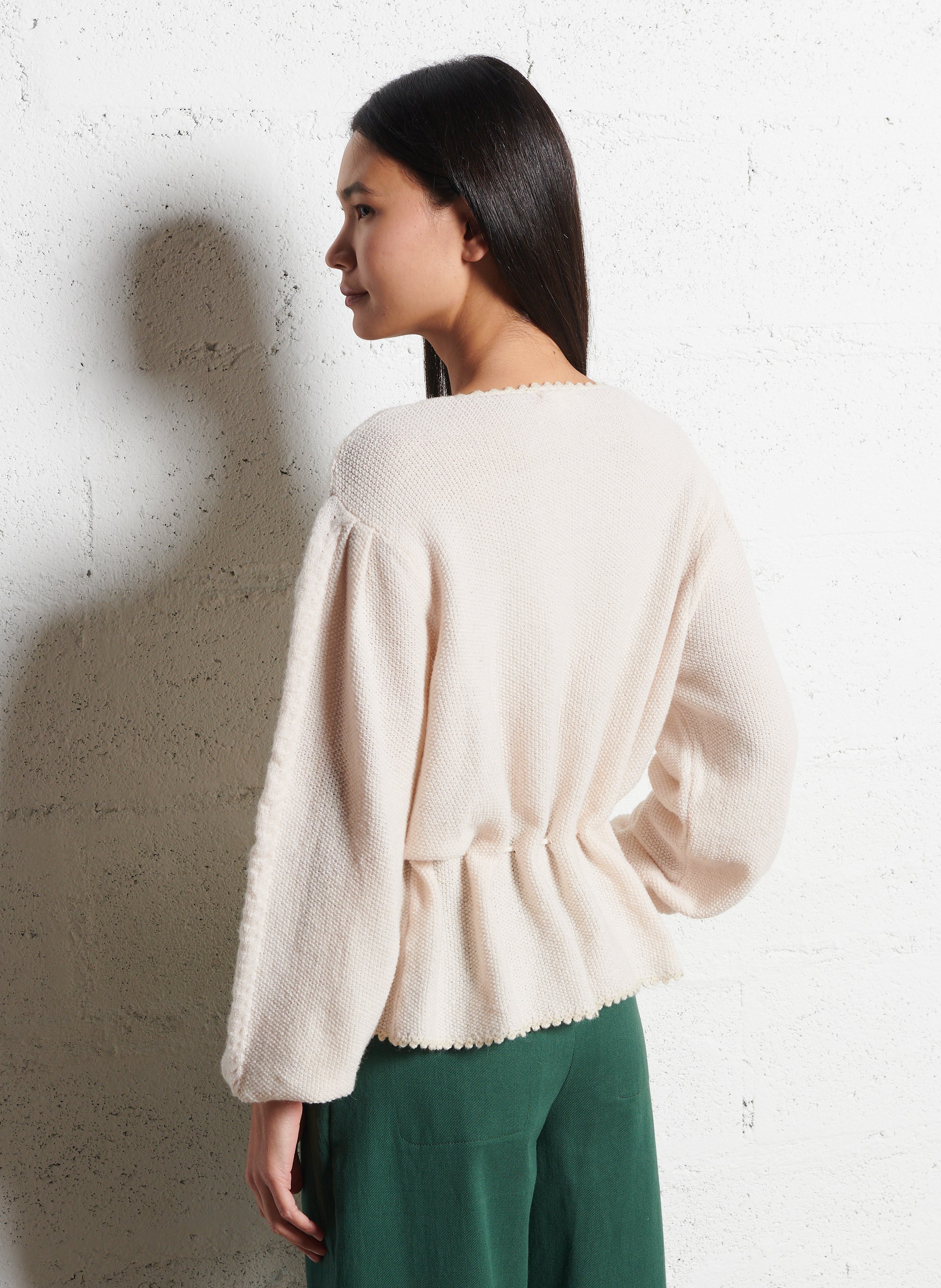 Round-neck cardigan LOUISE MISHA Beige