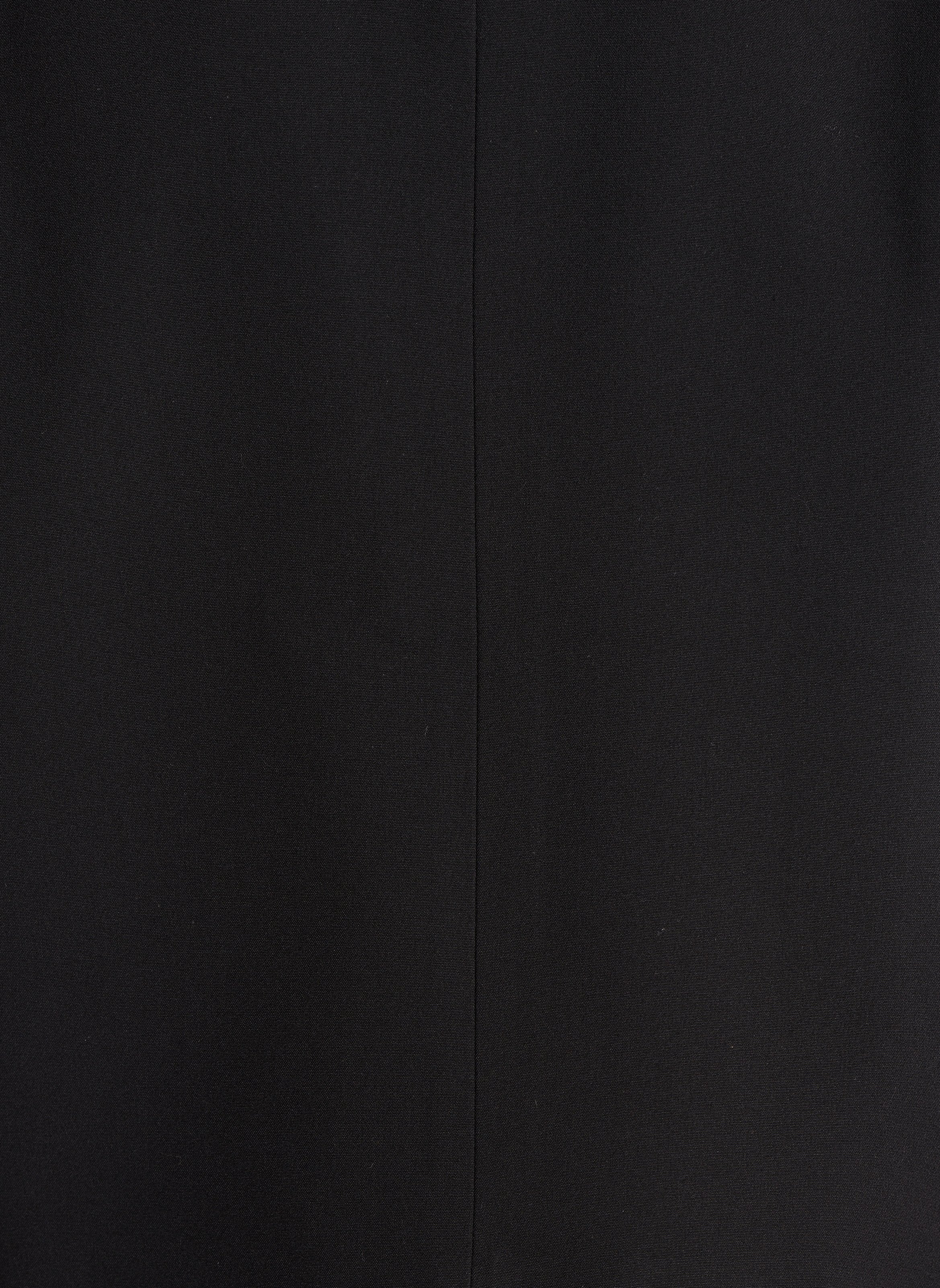 Cotton-blend cardigan with tailored collar LA FEE MARABOUTEE Black