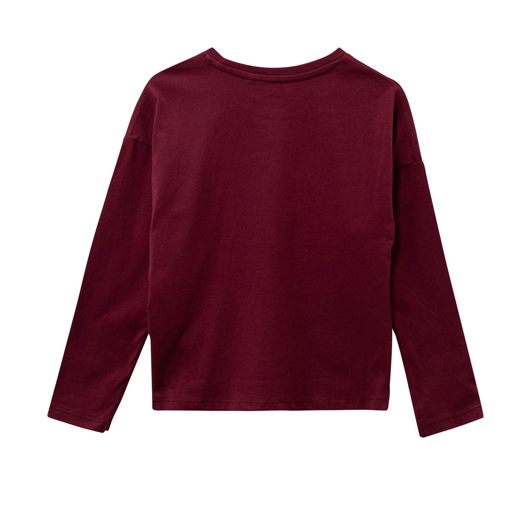 Tee-shirt droit col rond coton IKKS JUNIOR Violet