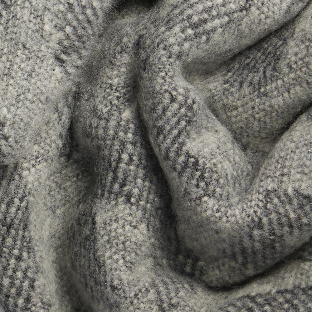 Women's animal print scarf with fringes PIQUADRO Grey