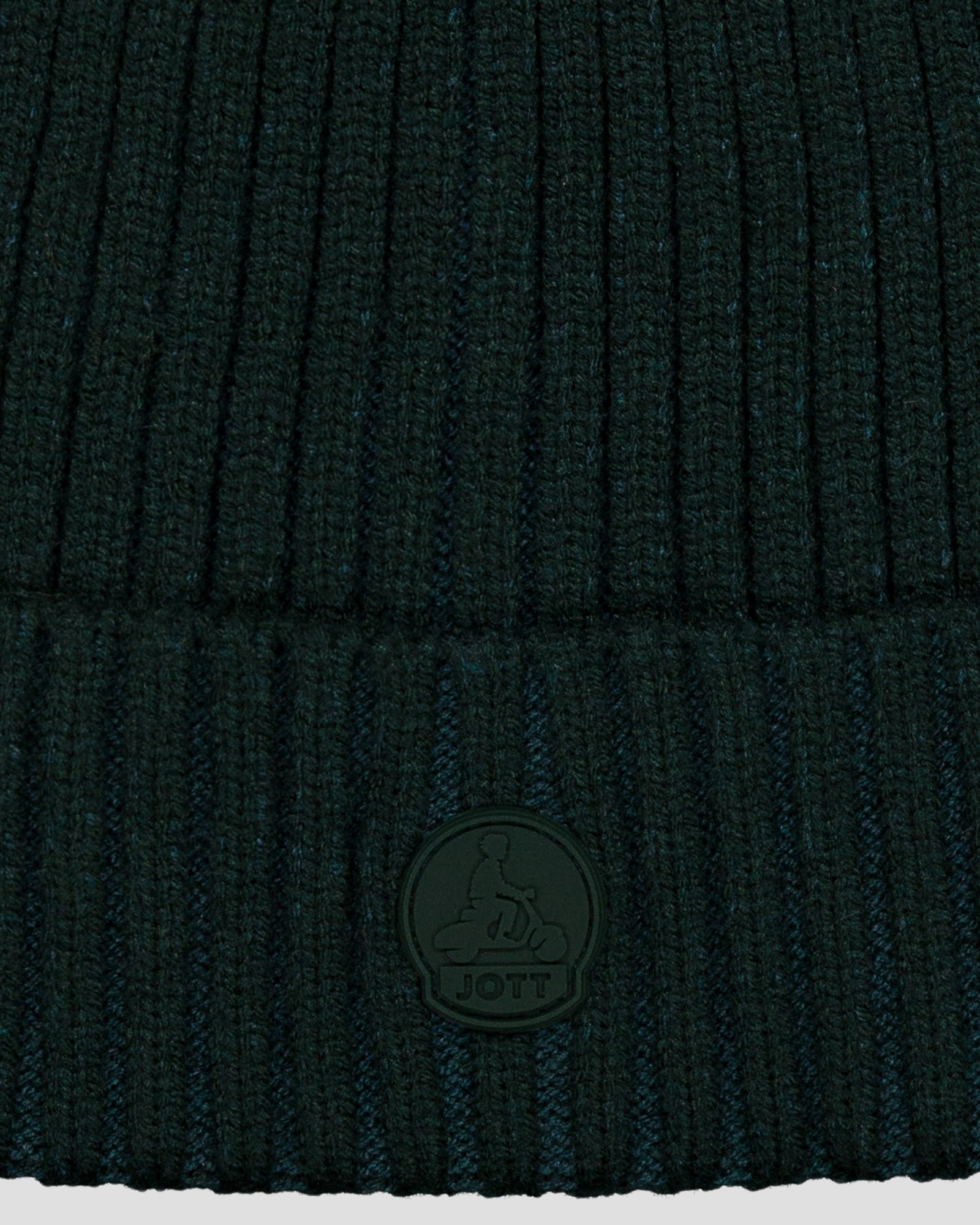 Two-tone forest green todd beanie JOTT Green