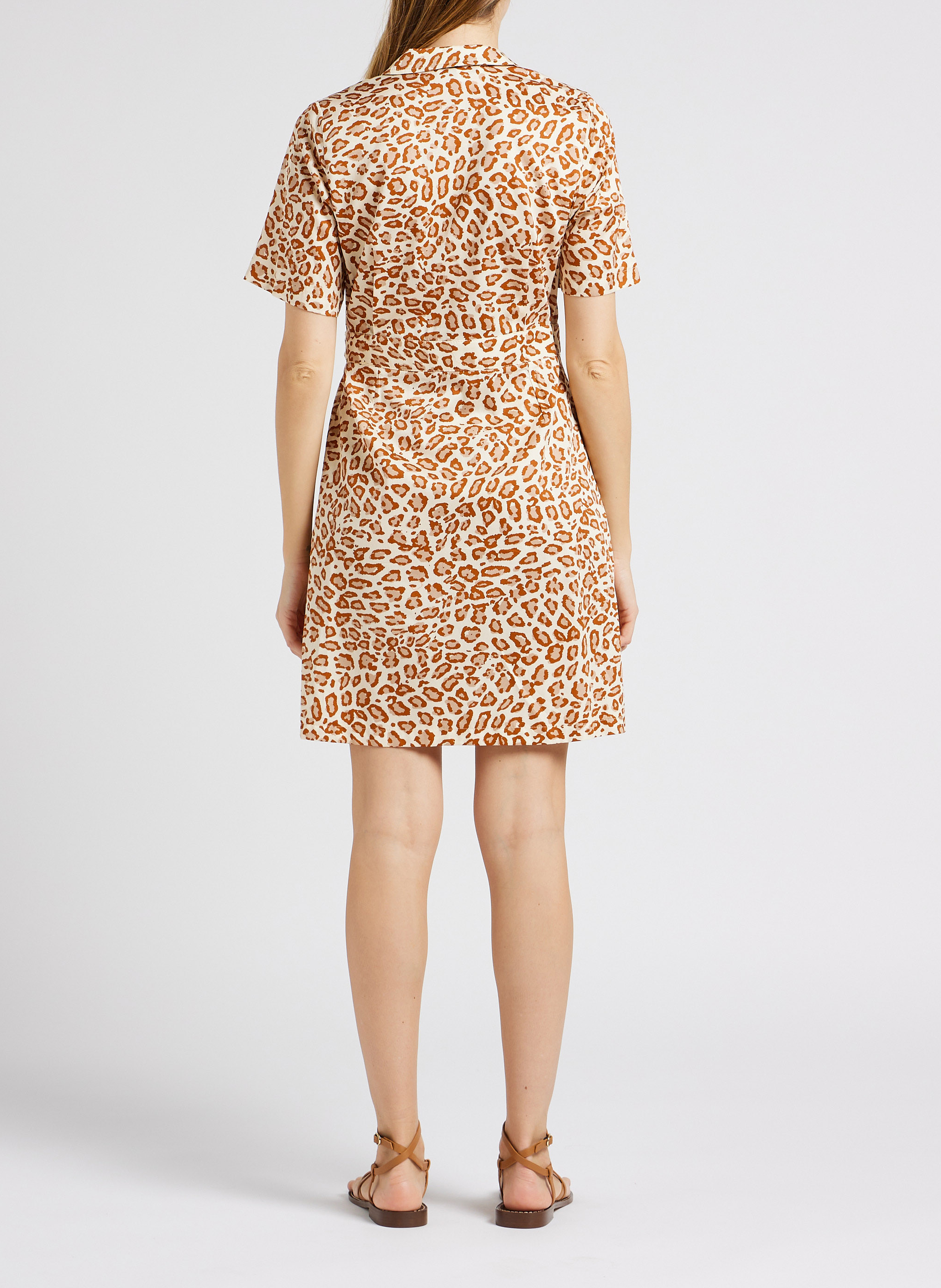 Wikkeljurk van katoen met print LA PETITE FRANCAISE Veelkleurig