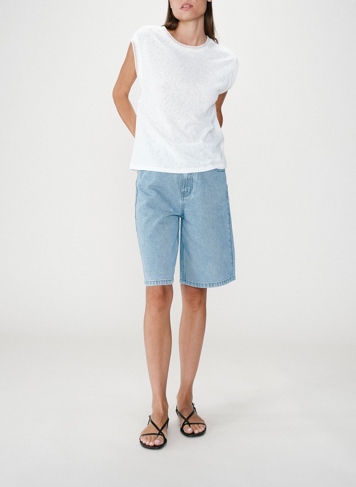 Jacksonville - T-Shirt mit Rundhalsausschnitt aus Baumwoll-Mix GRACE ET MILA Beige