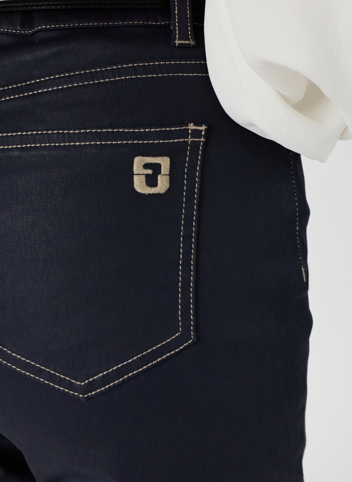 Jean slim en coton mélangé GERARD DAREL Bleu