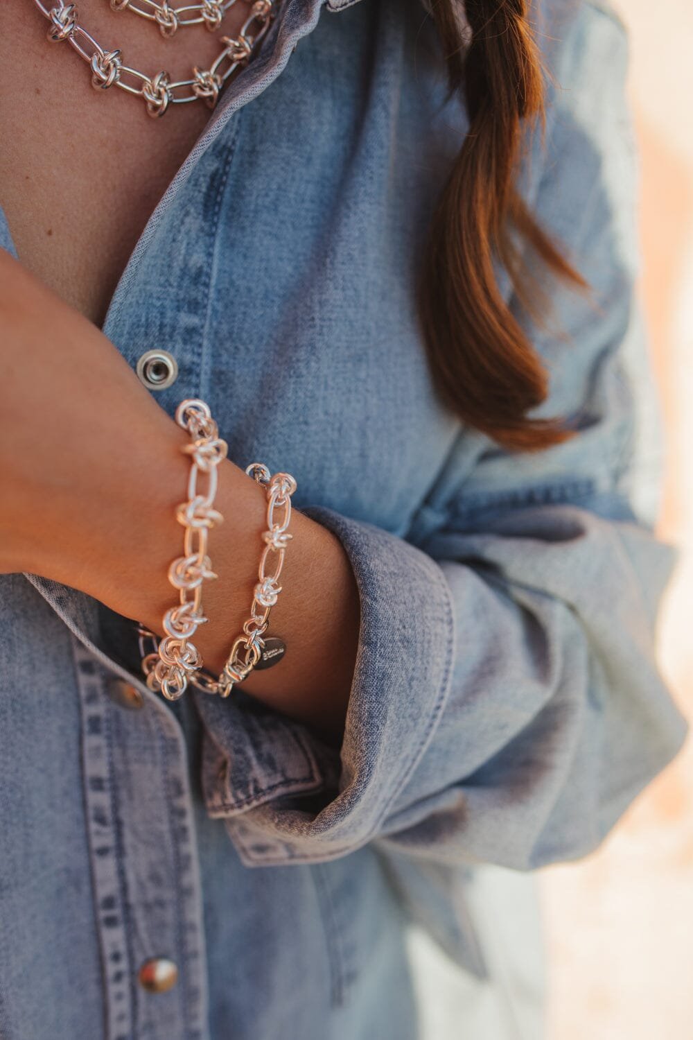 Fine gold bracelet MONSIEUR SIMONE Silver