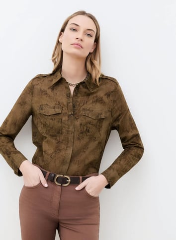 Acheter Grande taille femmes automne pierre Patch imprimé confortable à Acheter Grande taille femmes automne pierre Patch imprimé confortable à