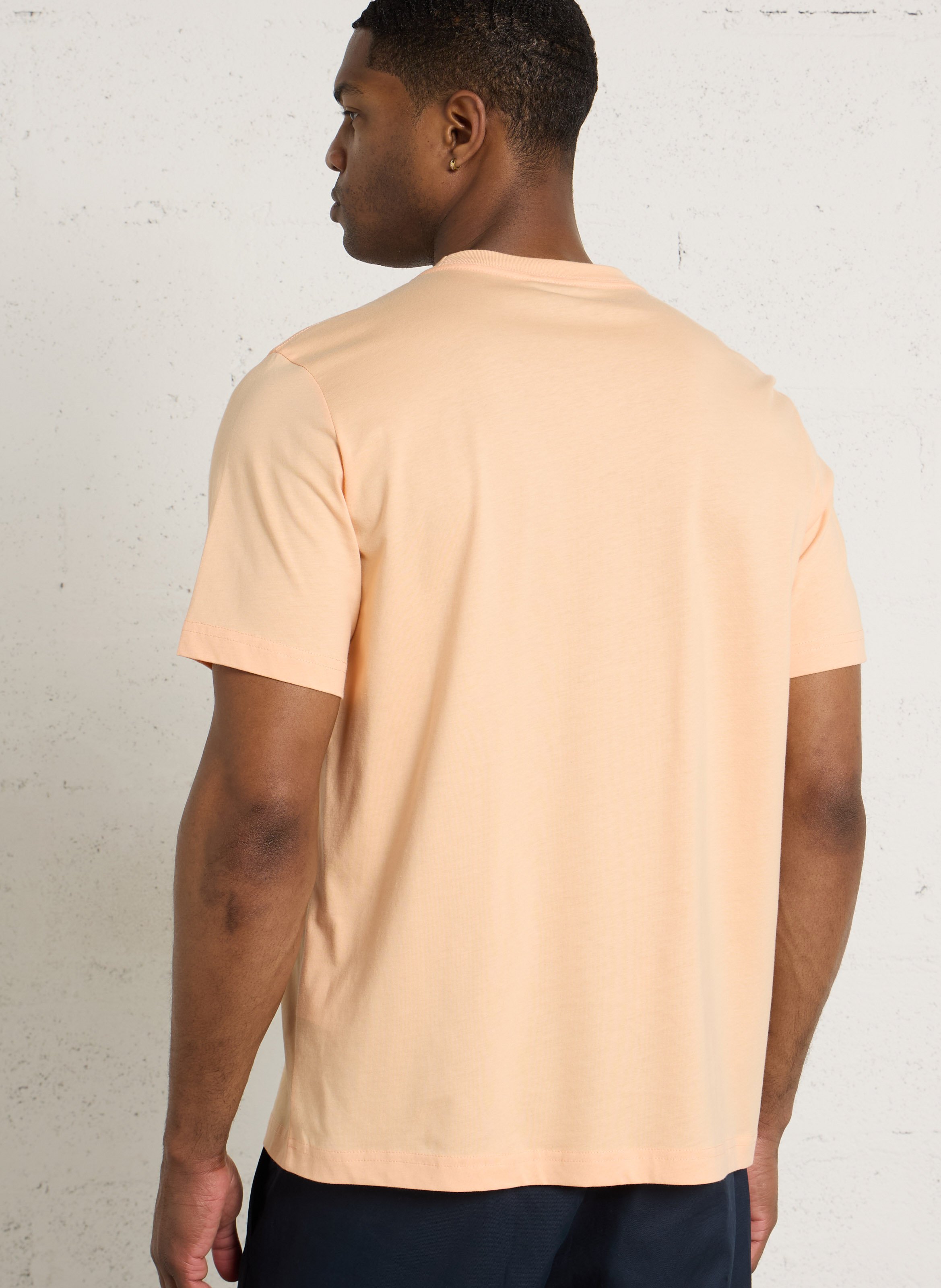 Tee-shirt droit col rond en coton bio PAUL SMITH Orange