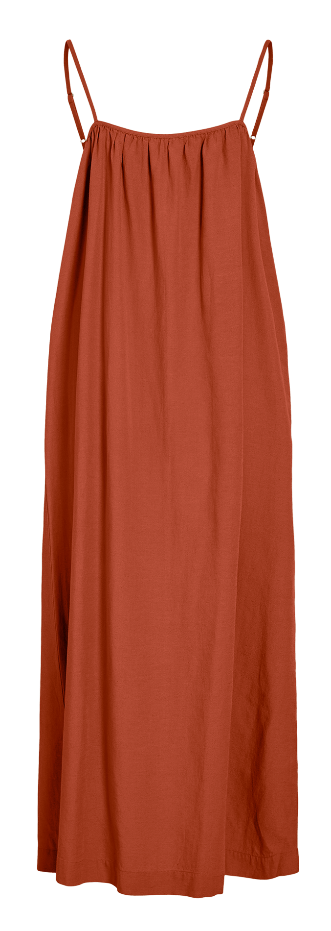 Langes Kleid mit Rundhalsausschnitt VILA