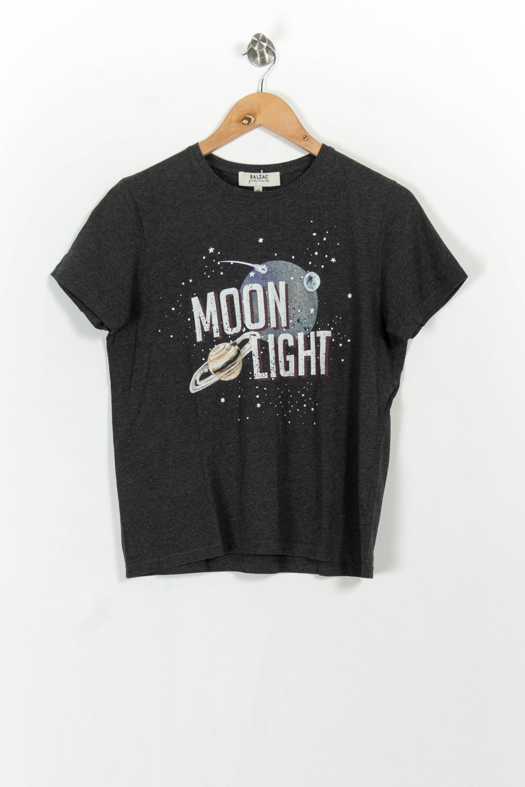 Tommy Badge T-shirt BALZAC PARIS - Seconde Main Grey