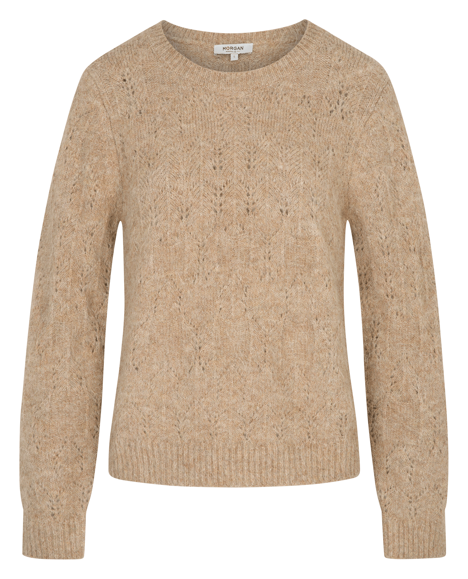 Round-neck sweater MORGAN Beige