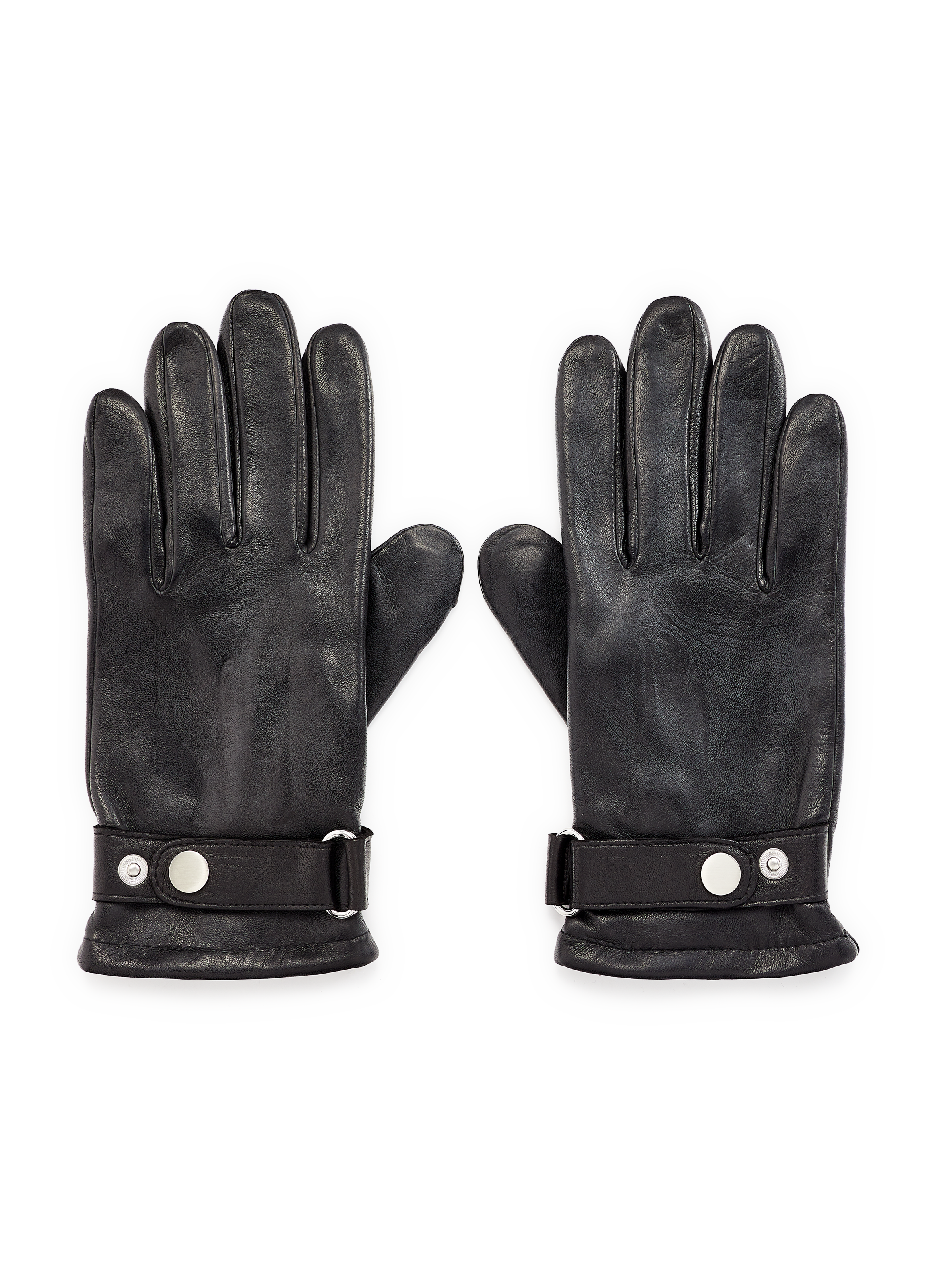 Leather gloves gt glo 70579 po 1 black paws+b SAISON 1865