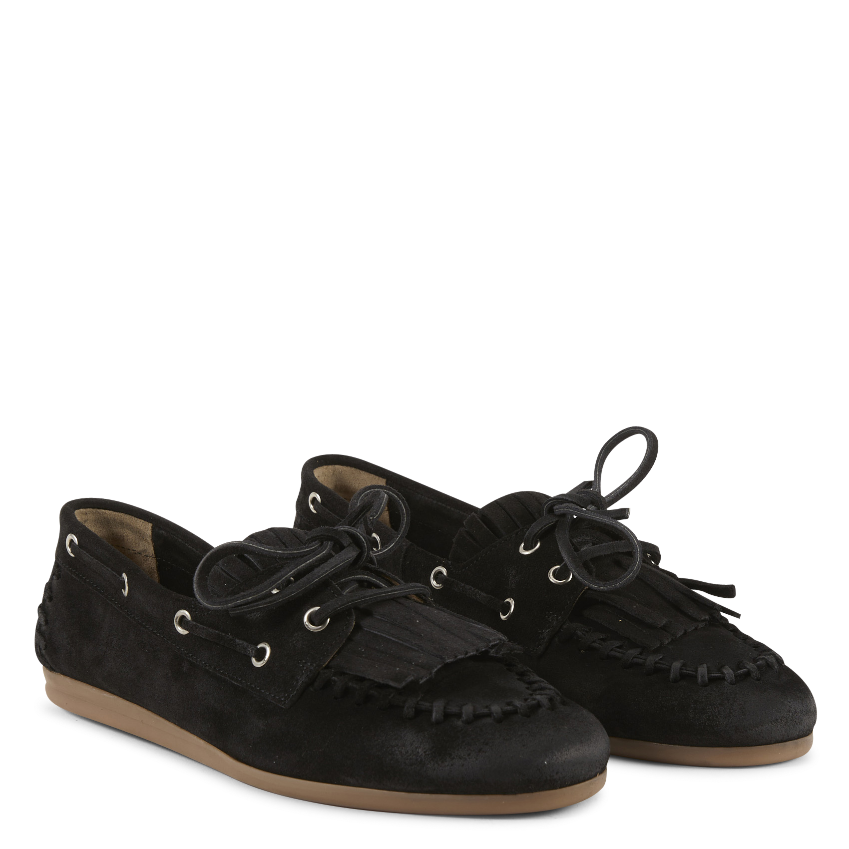 Leren bootschoenen PAVEMENT Beige