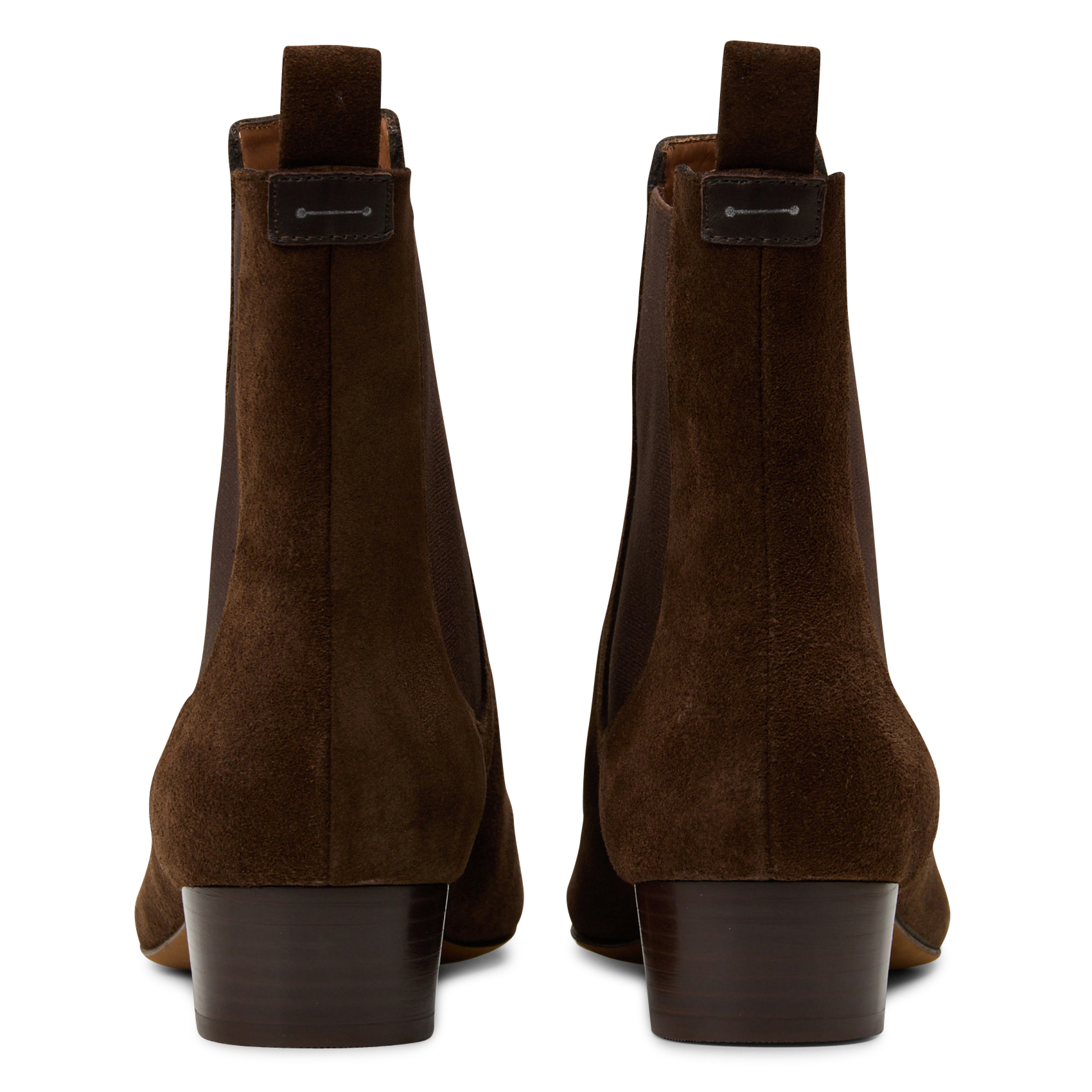 Bottines en cuir velours ANTHOLOGY PARIS Bruin