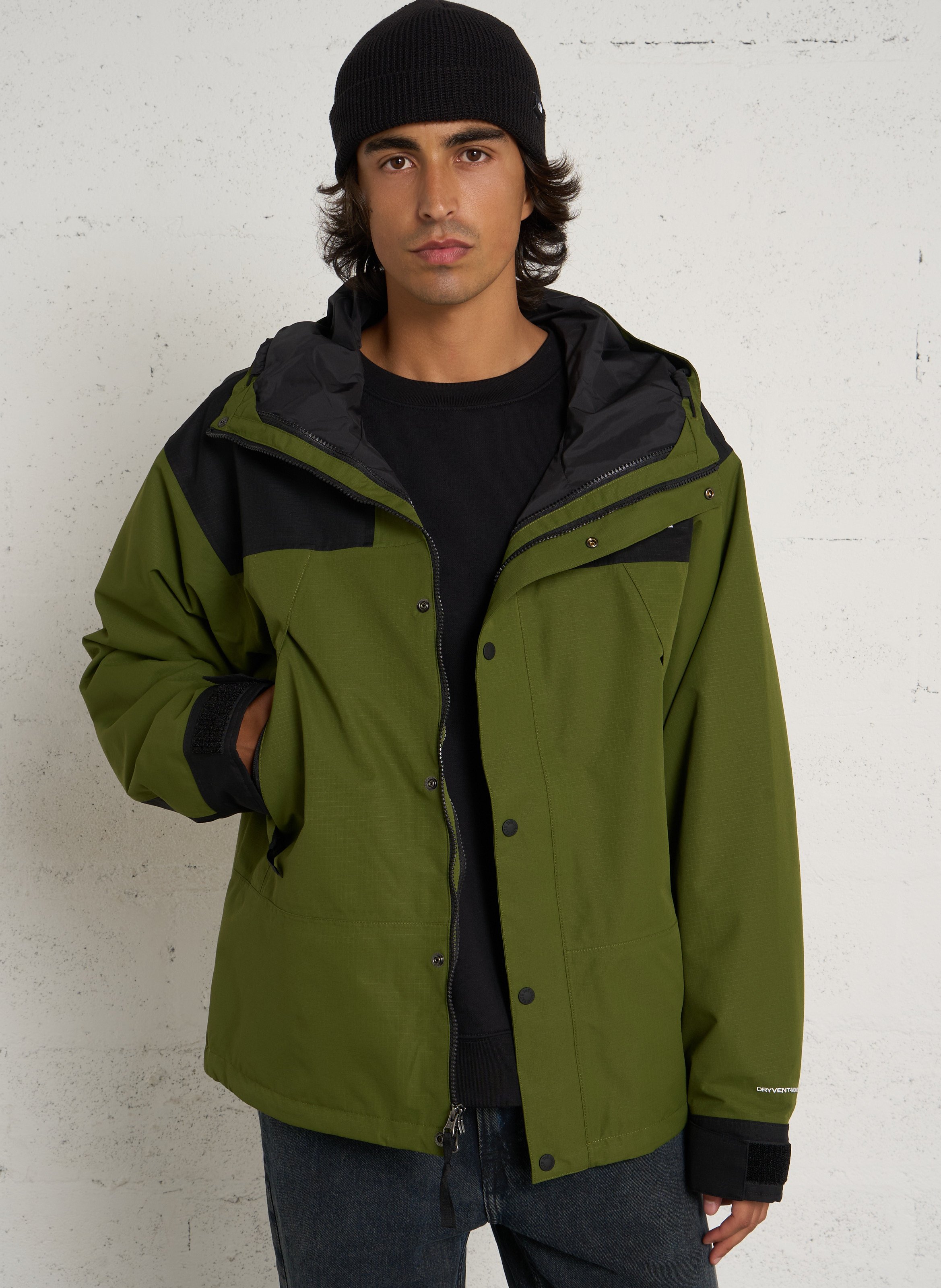 Windjacke mit Kapuze THE NORTH FACE Grun