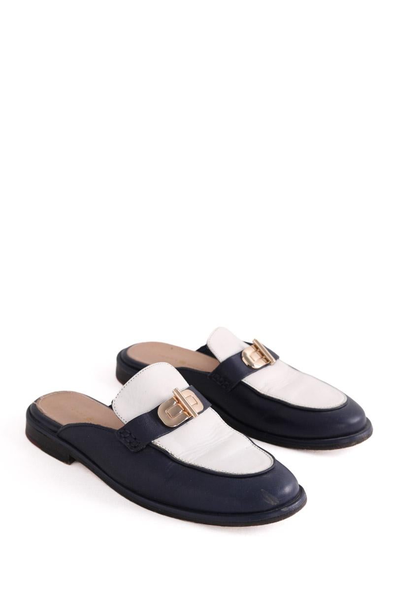 Mules TOMMY HILFIGER - SECONDE MAIN Blue