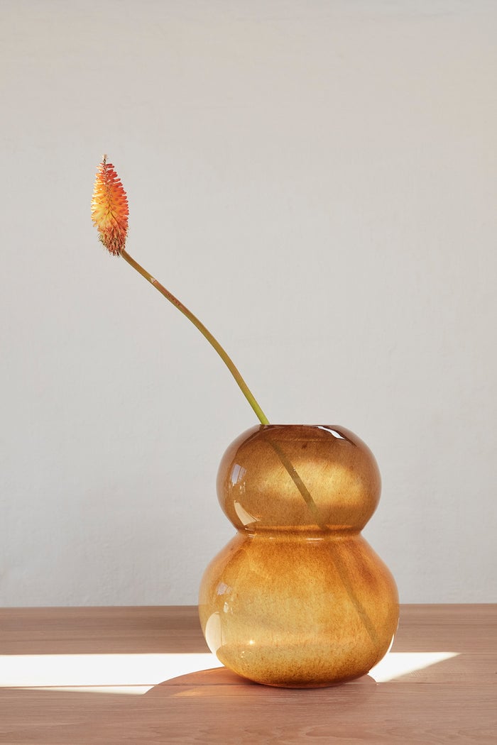 Glass vase OYOY LIVING DESIGN Orange