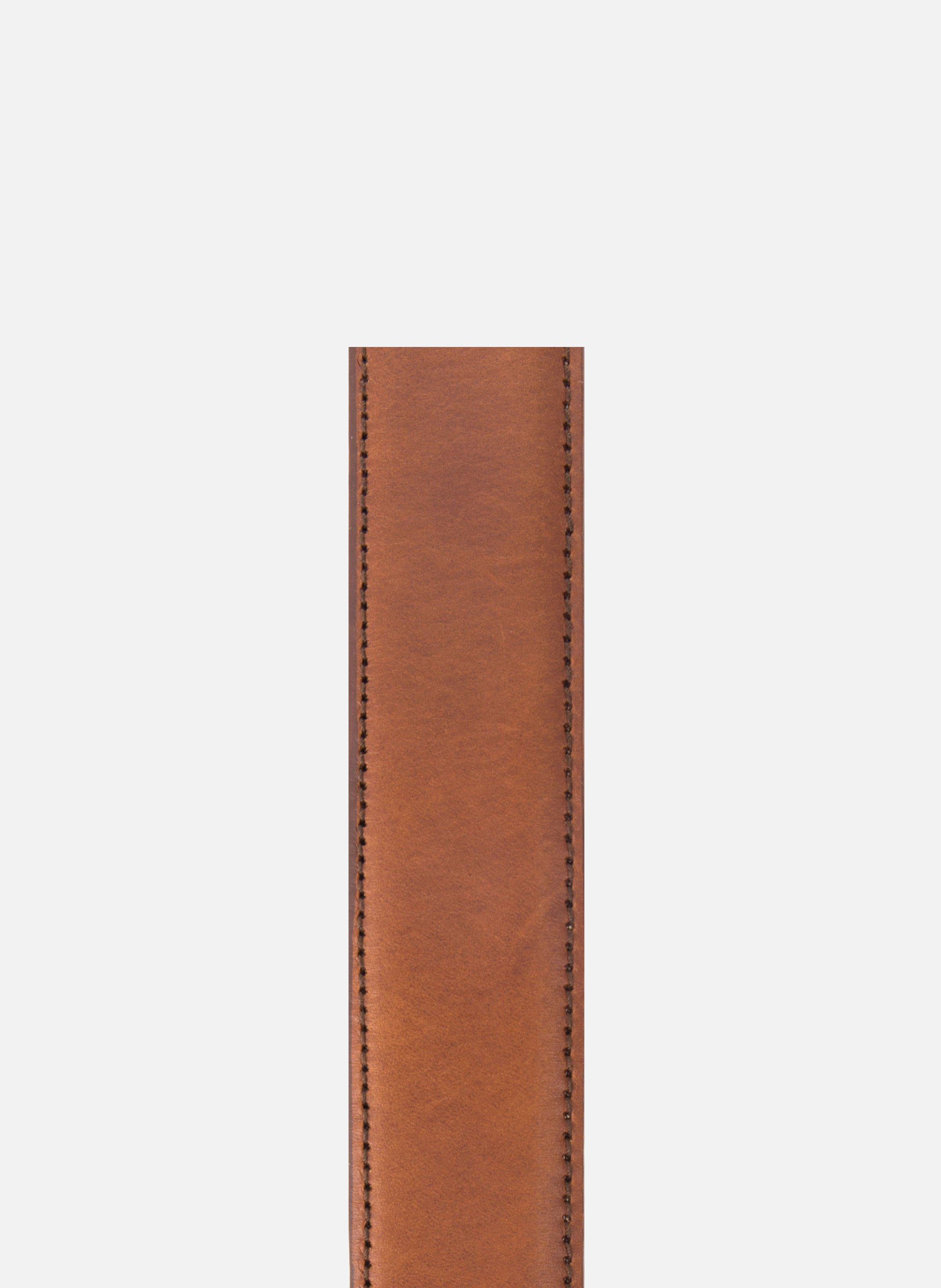 Classic smooth leather belt JULES & JENN Brown