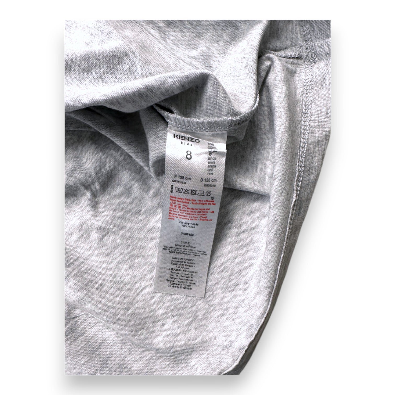 Grey Kids Dress - 8 years KENZO - SECONDE MAIN Grey