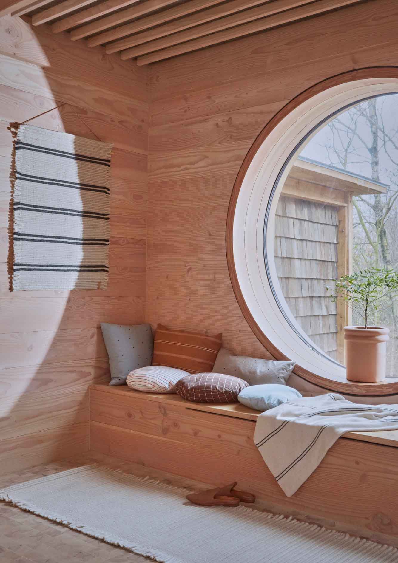 Cotton cushion cover Blue