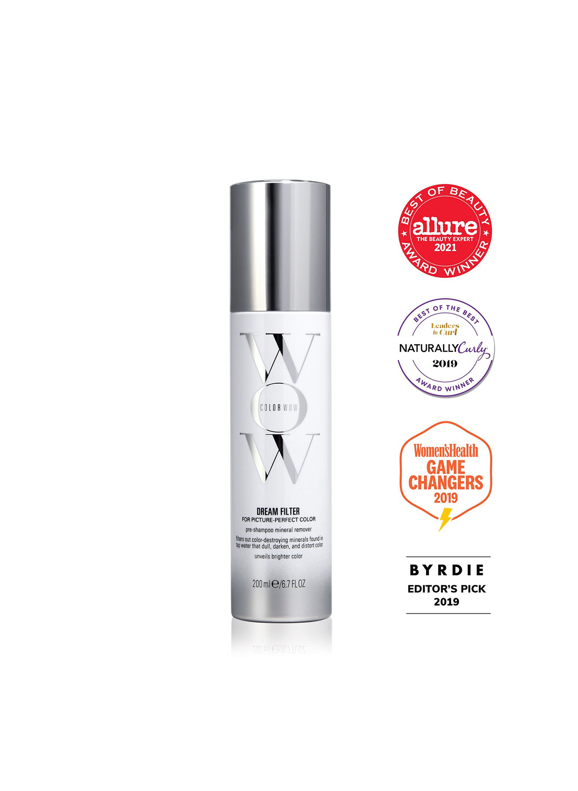 Dream Filter | Demineraliserende pre-shampoo spray COLORWOW No color