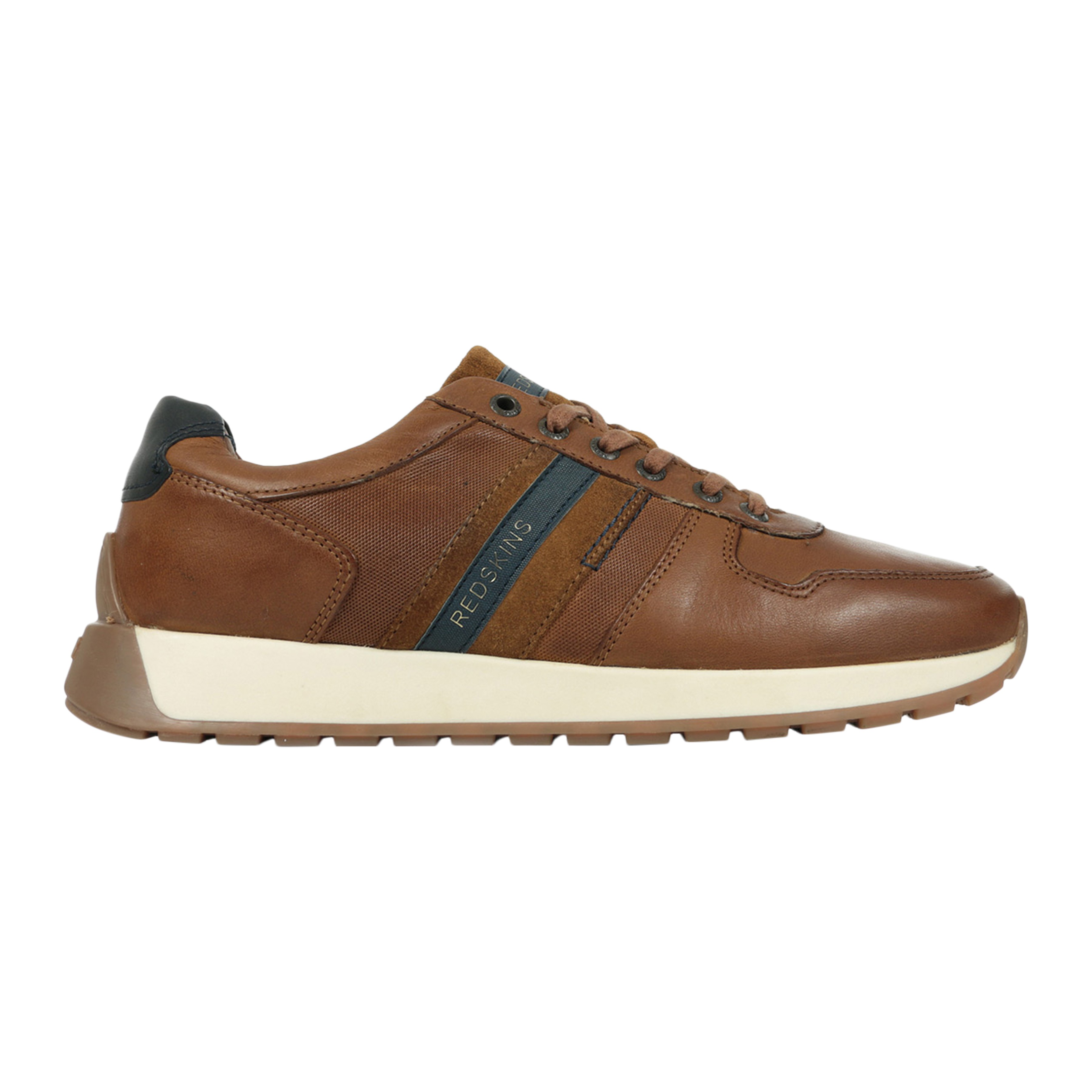 Hertel low leather sneaker REDSKINS Brown