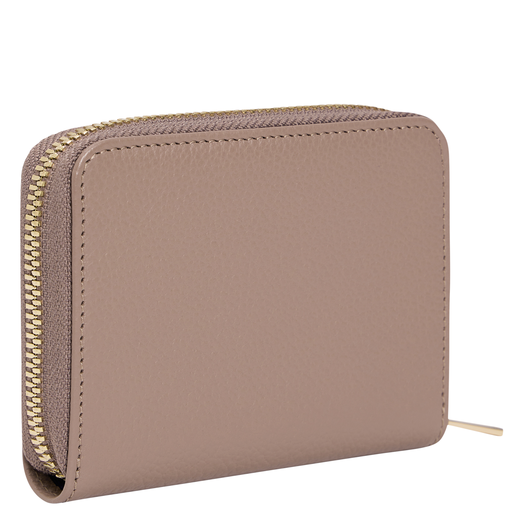 Porte-monnaie en cuir grainé LE TANNEUR Gris