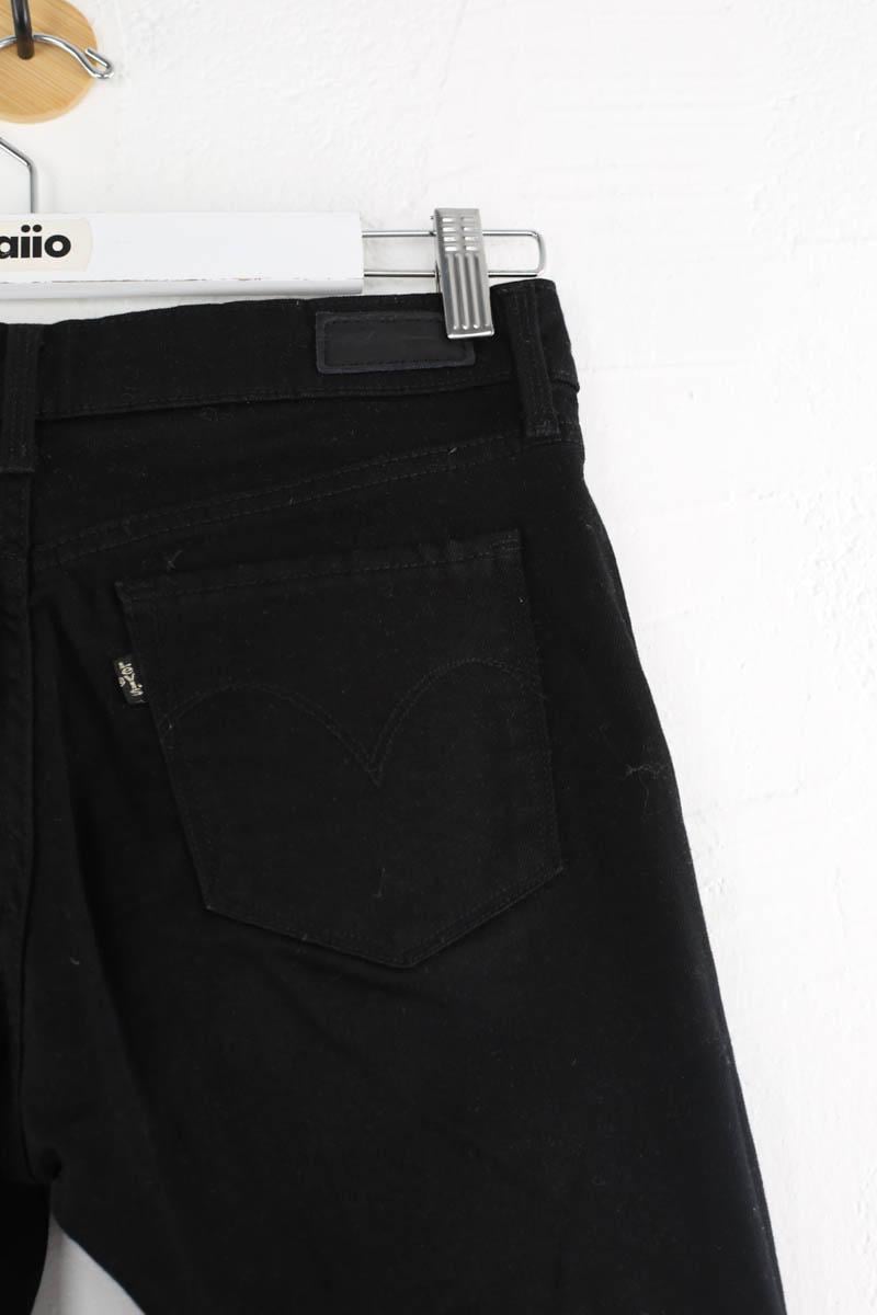 Cotton skinny jeans LEVI'S - Seconde main Black