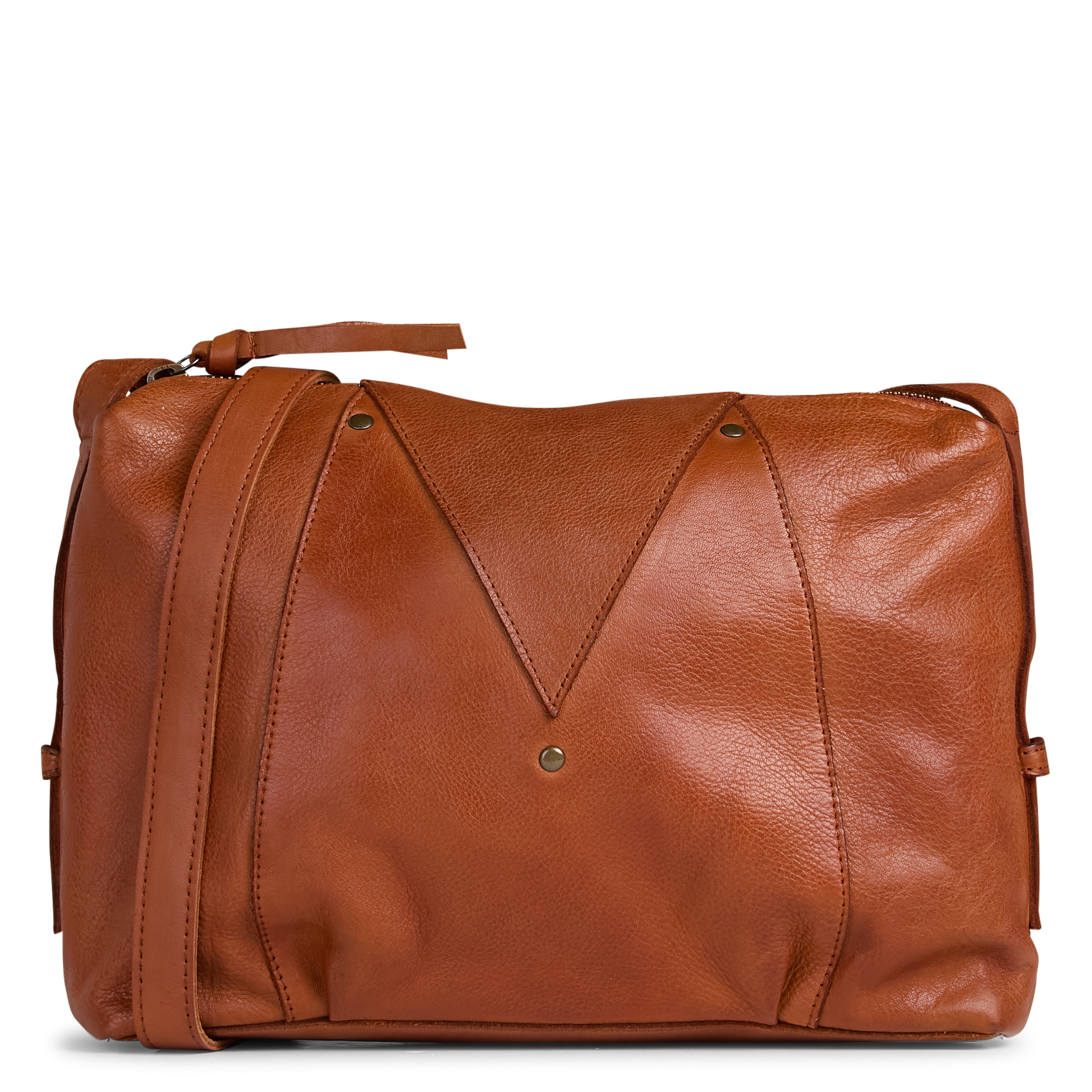 Dori leather shoulder bag PIECES