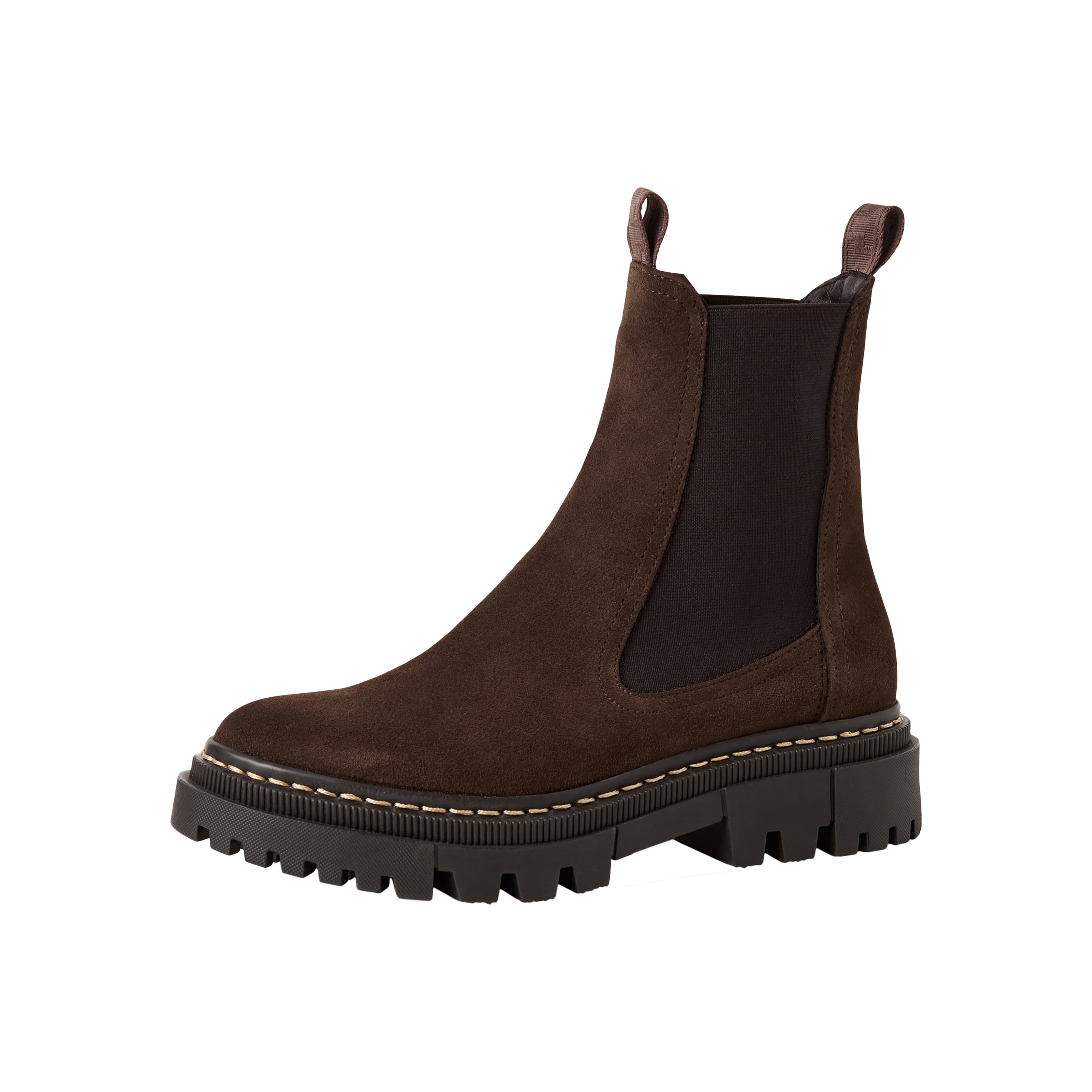 Leather Chelsea boot TAMARIS Brown