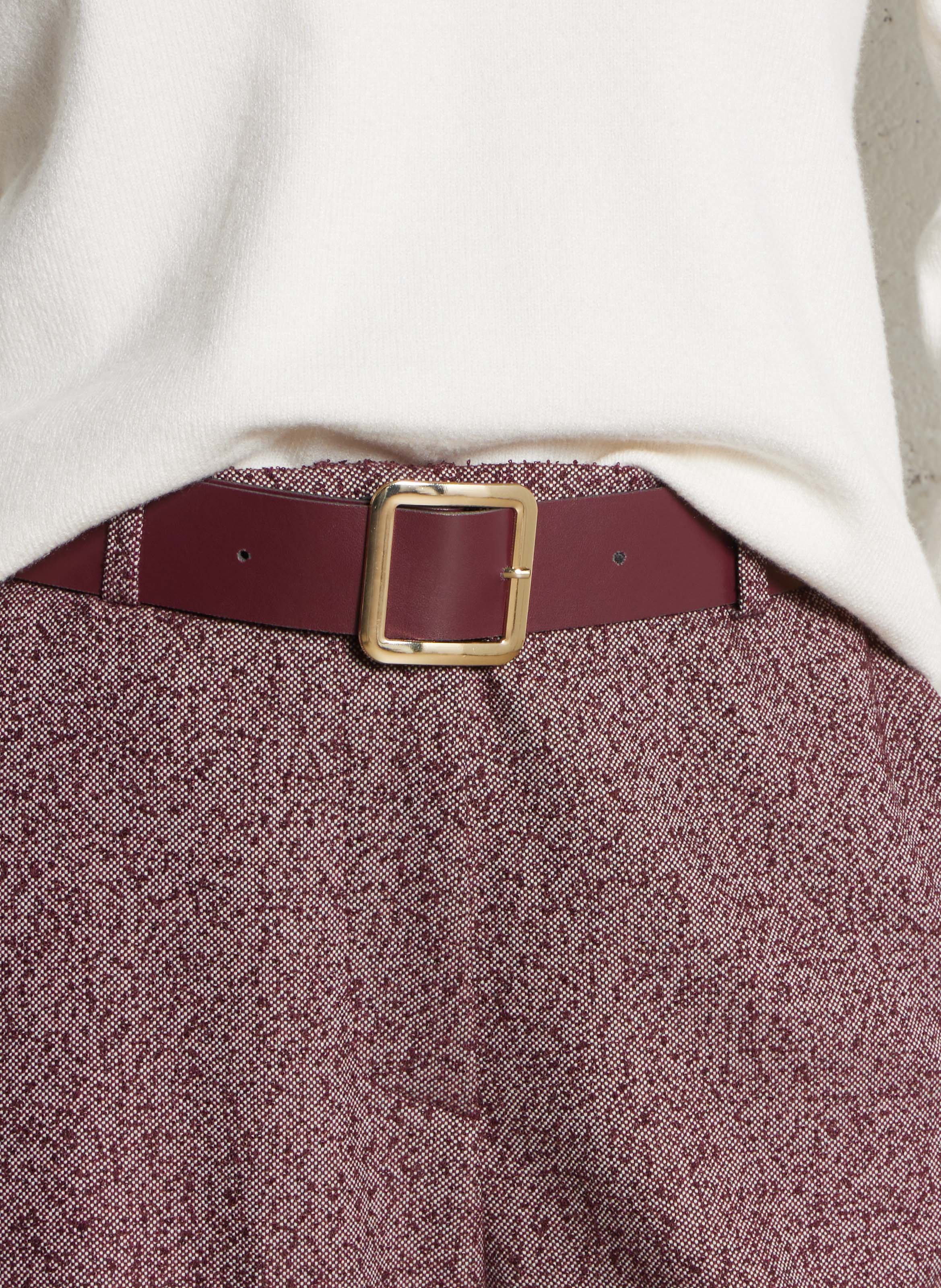 Pantalon large  IMPERIAL Rouge