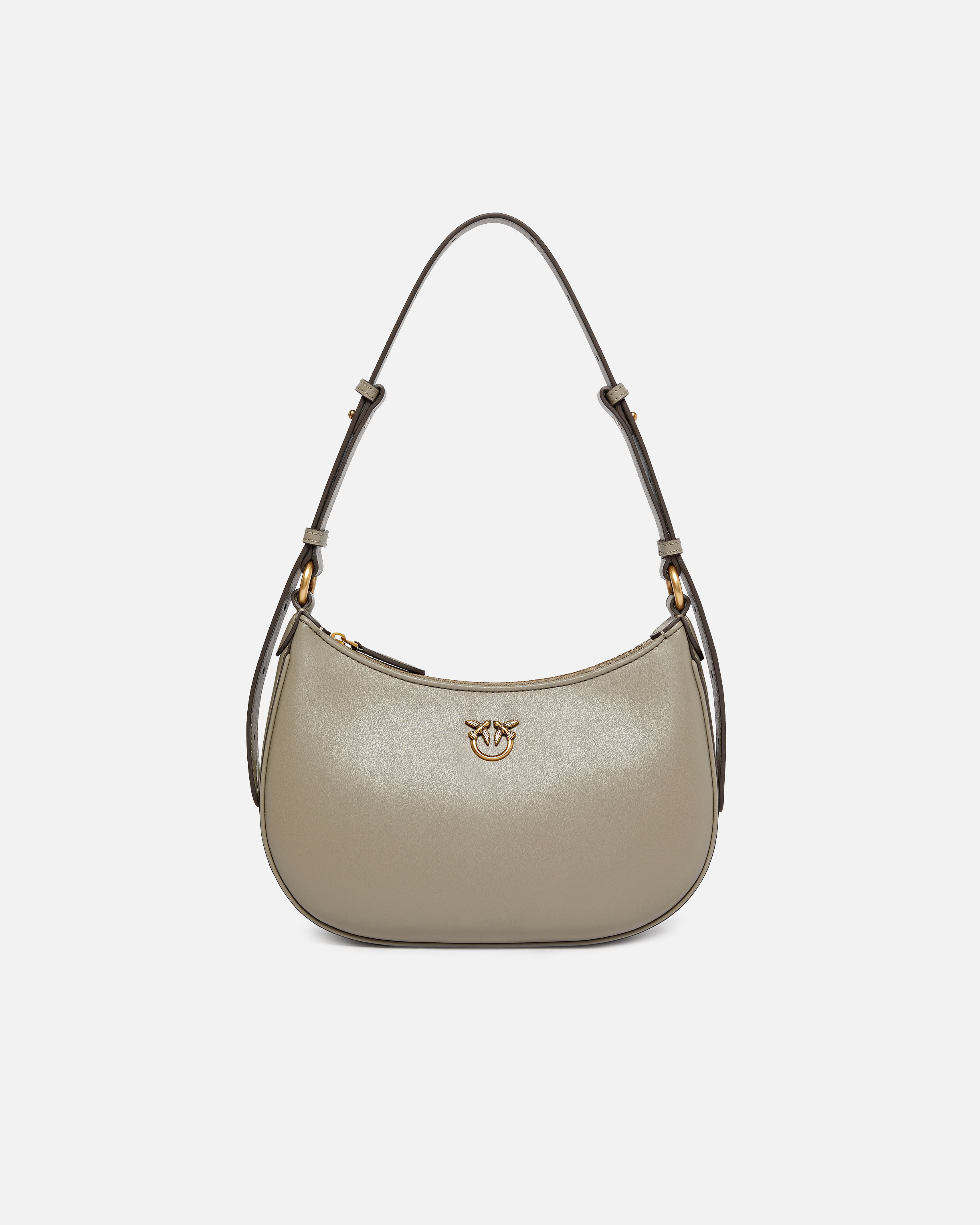 Mini Love Bag Half Moon Simply PINKO Grey