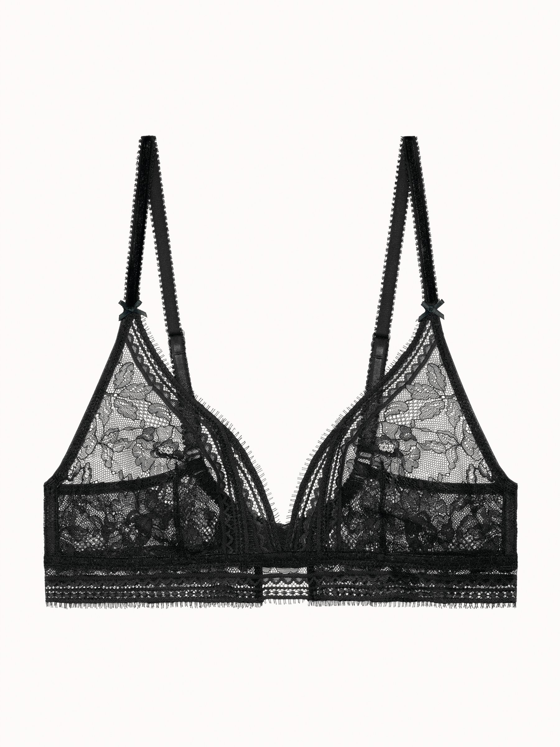 Non-wired triangle bra PASSIONATA Black