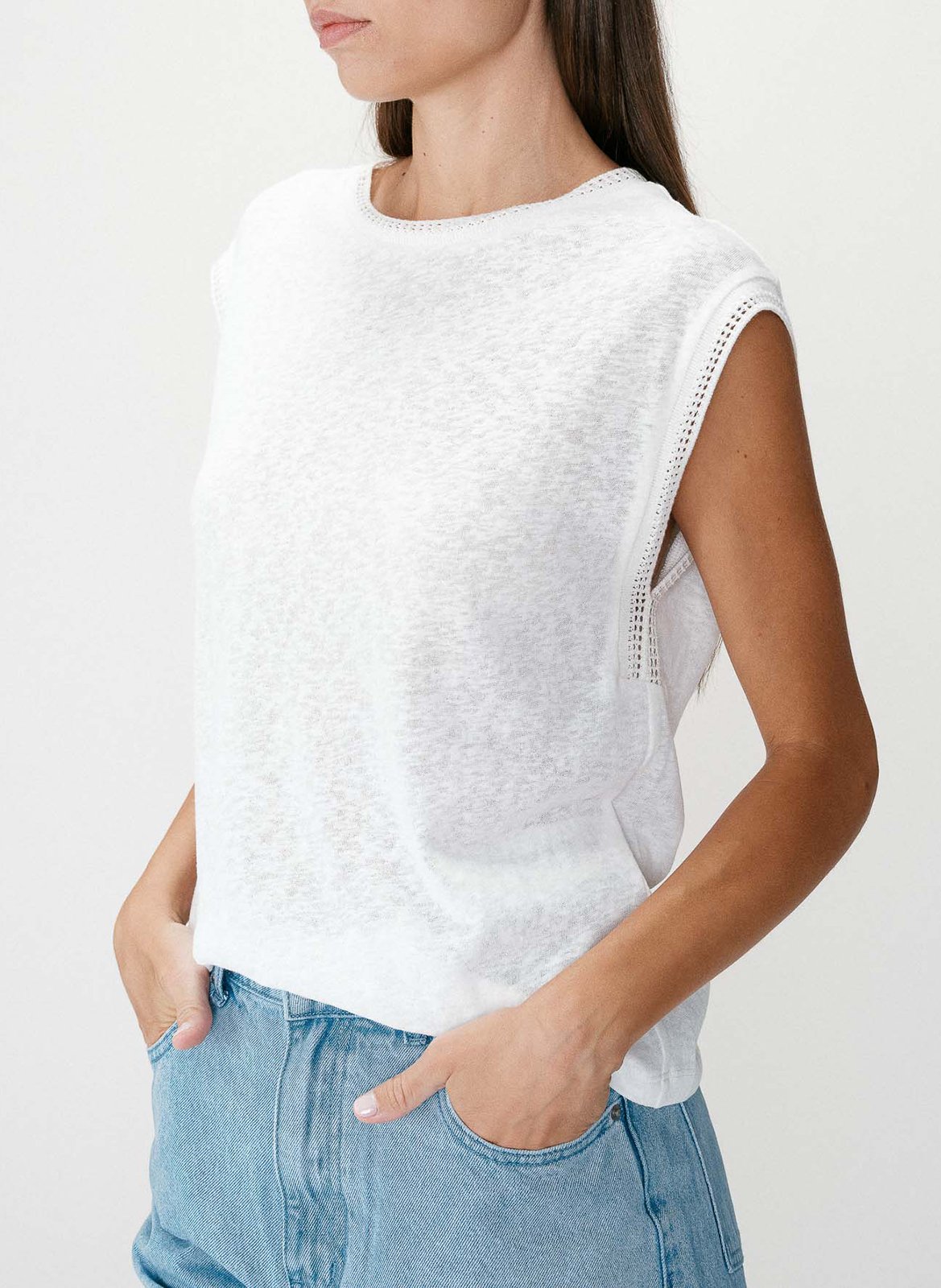 Jacksonville - T-Shirt mit Rundhalsausschnitt aus Baumwoll-Mix GRACE ET MILA Beige